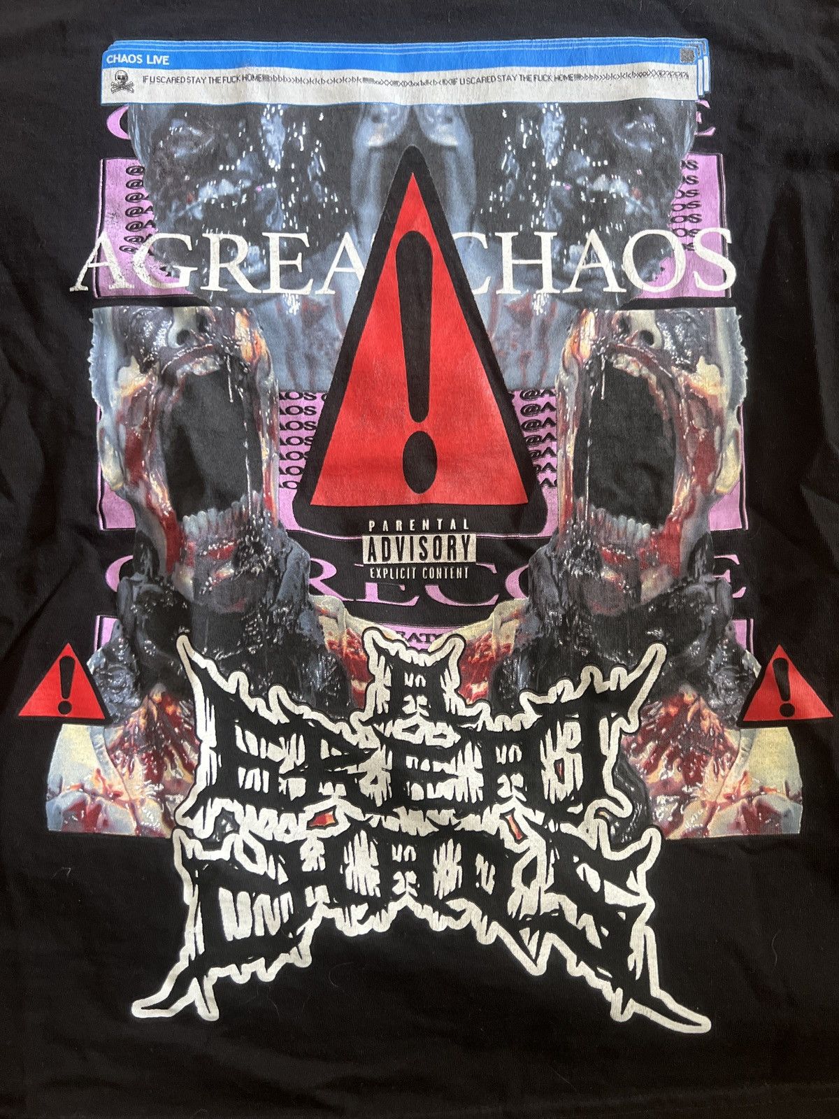 Ken Carson A Great Chaos Tour Zombie Tee Size US XL / EU 56 / 4 - 2 Thumbnail