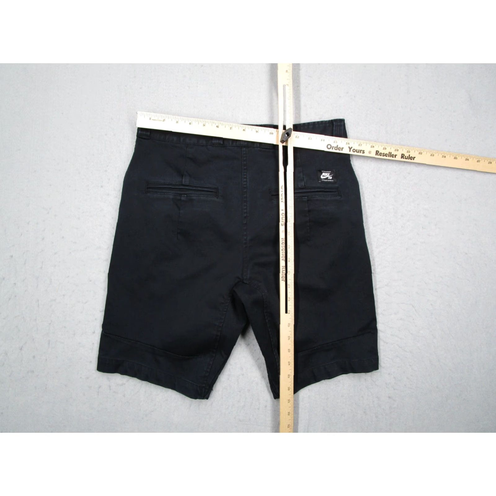 Nike Nike SB Shorts Mens 30 Black Heavy Twill 10" Skate Casual Logo Utility Work Walk Size US 30 / EU 46 - 6 Thumbnail