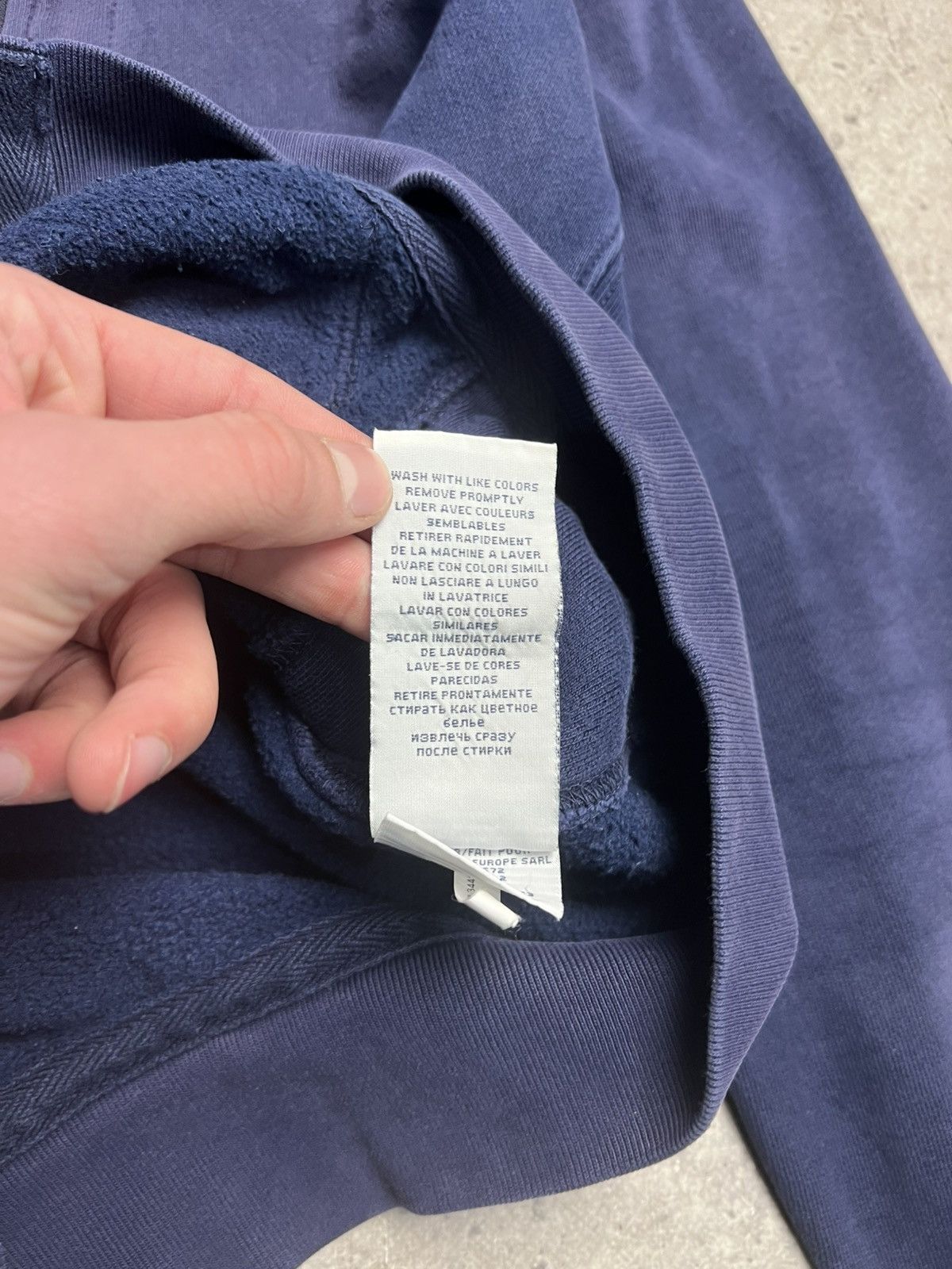 Polo Ralph Lauren Vintage 90s Polo Ralph Lauren Zip Up Hoodie Blue faded Size US M / EU 48-50 / 2 - 11 Thumbnail