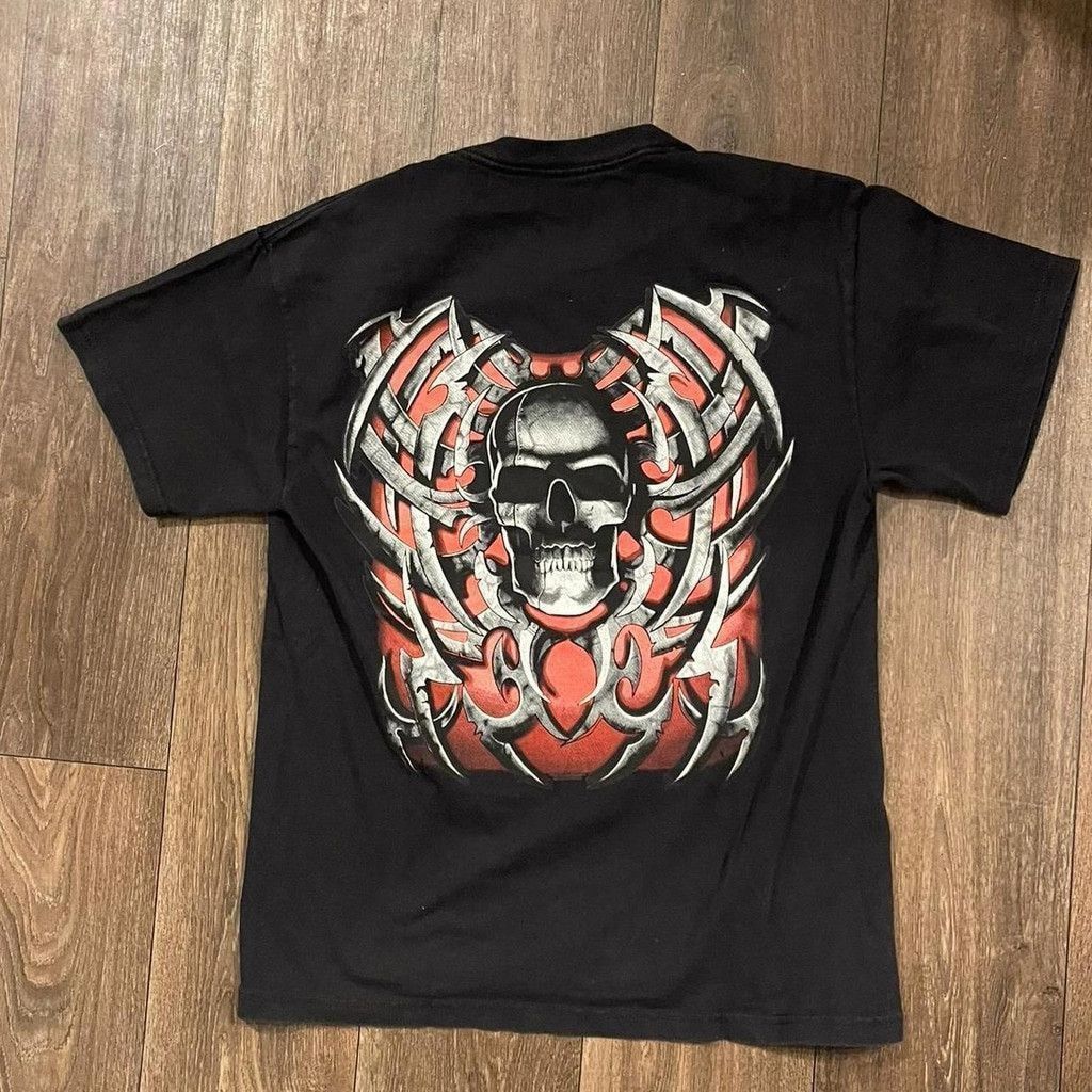 The Unbranded Brand 2009 Myrtle beach skull tee(backside shown first) size S/M Size US S / EU 44-46 / 1 - 1 Thumbnail