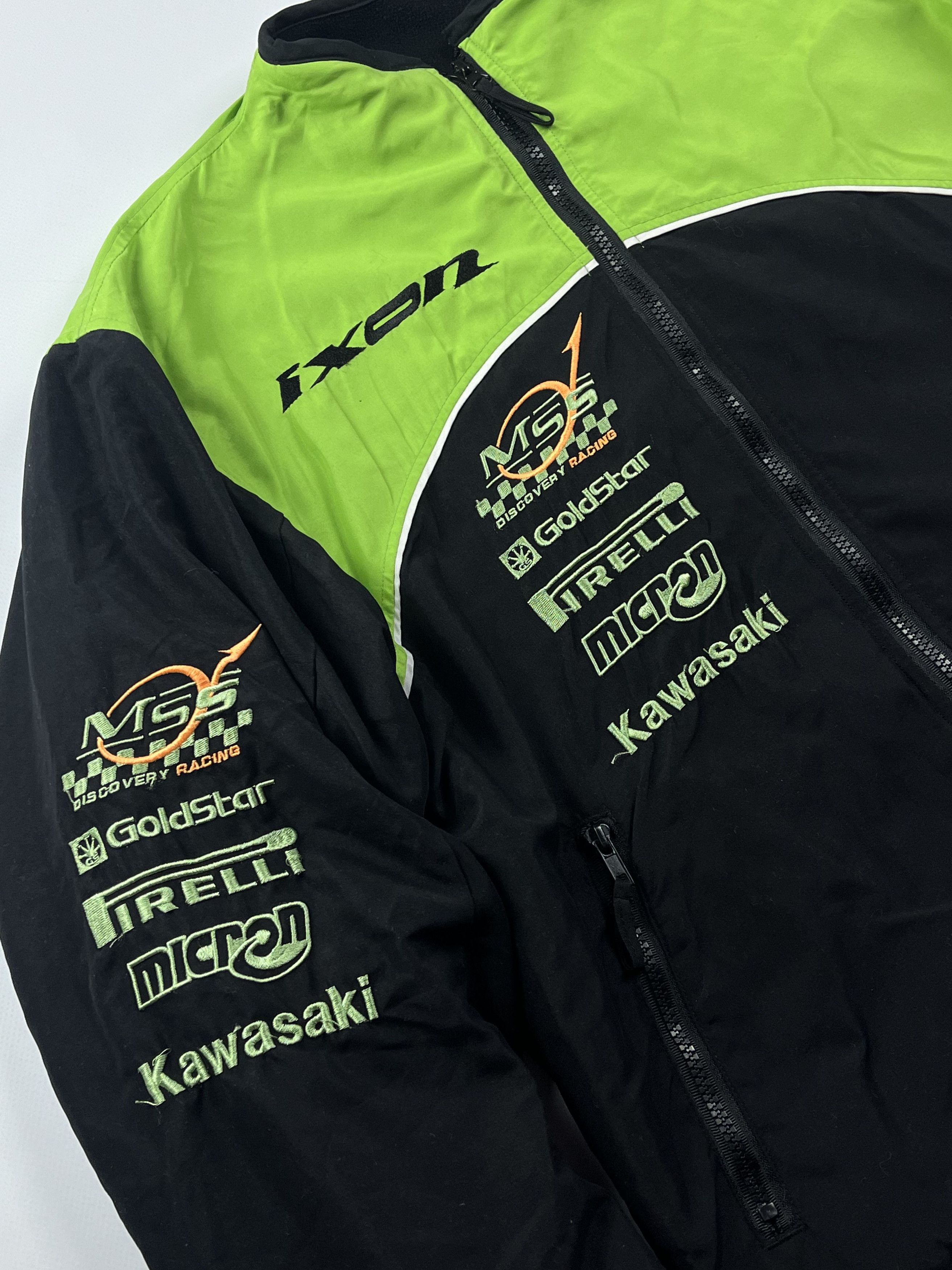 Vintage RARE! Ixon Kawasaki Racing Jacket Size US M / EU 48-50 / 2 - 2 Thumbnail