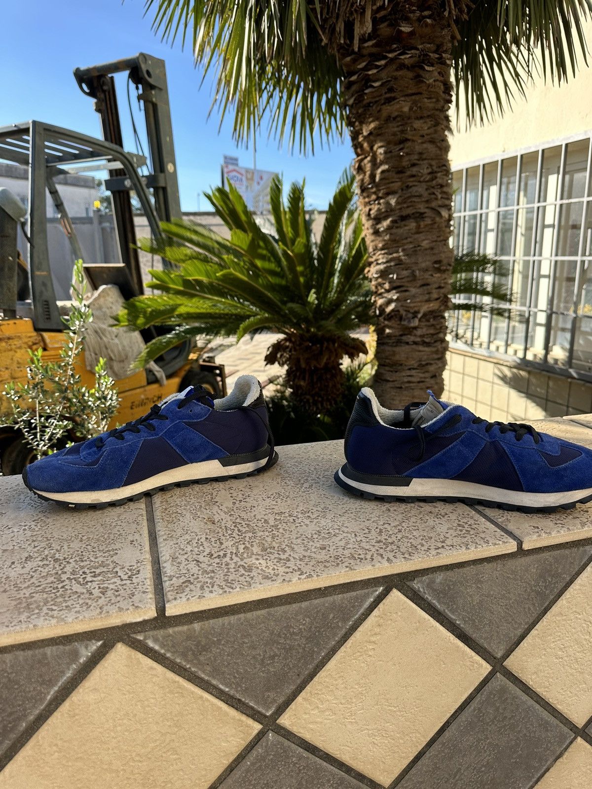 Maison Margiela Maison Margiela Replica Runner Sneakers Shoes Blue 43 size Size US 10 / EU 43 - 8 Thumbnail