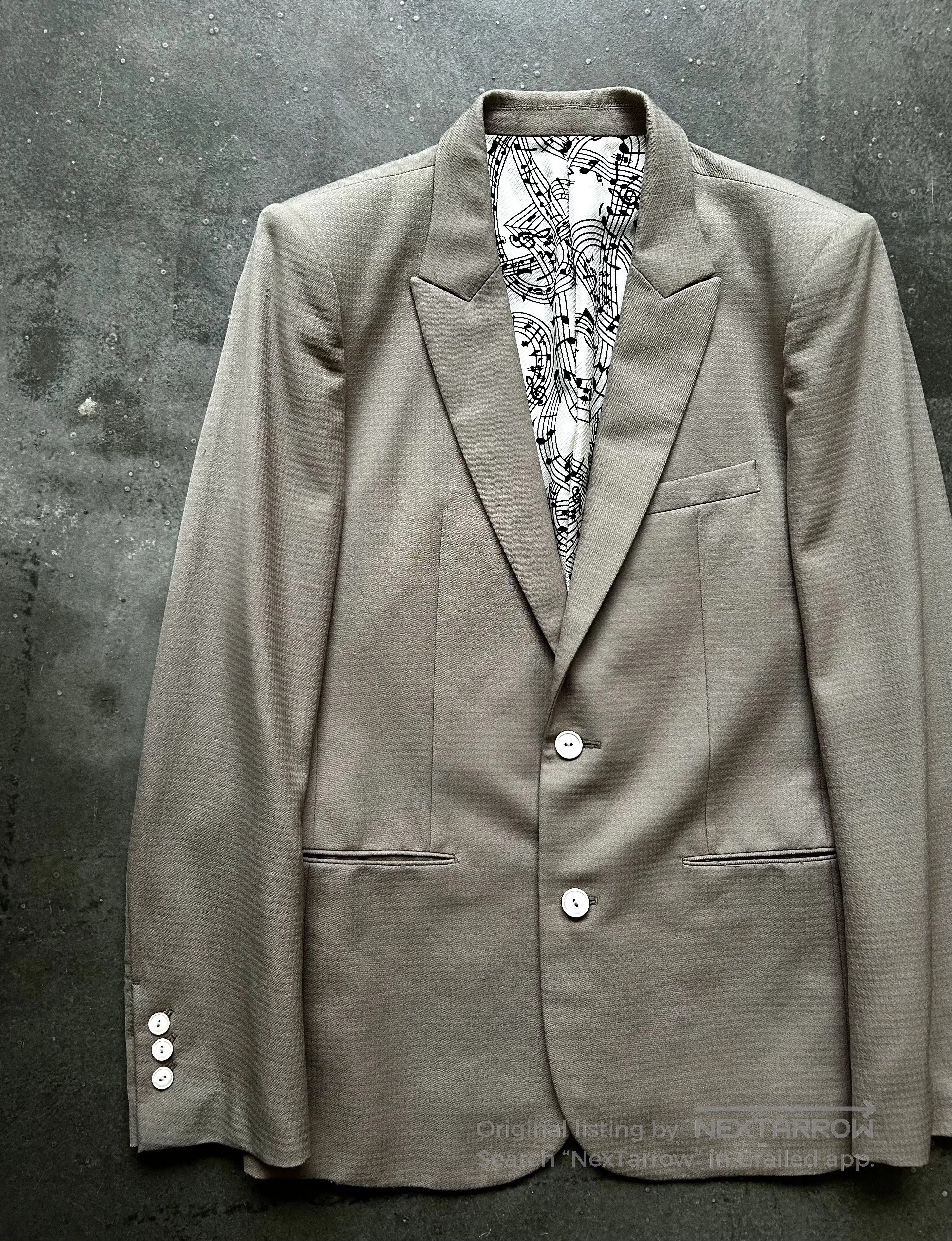 Number (N)ine Number (N)ine 07 Notch Lapel Suit. Size US M / EU 48-50 / 2 - 6 Thumbnail
