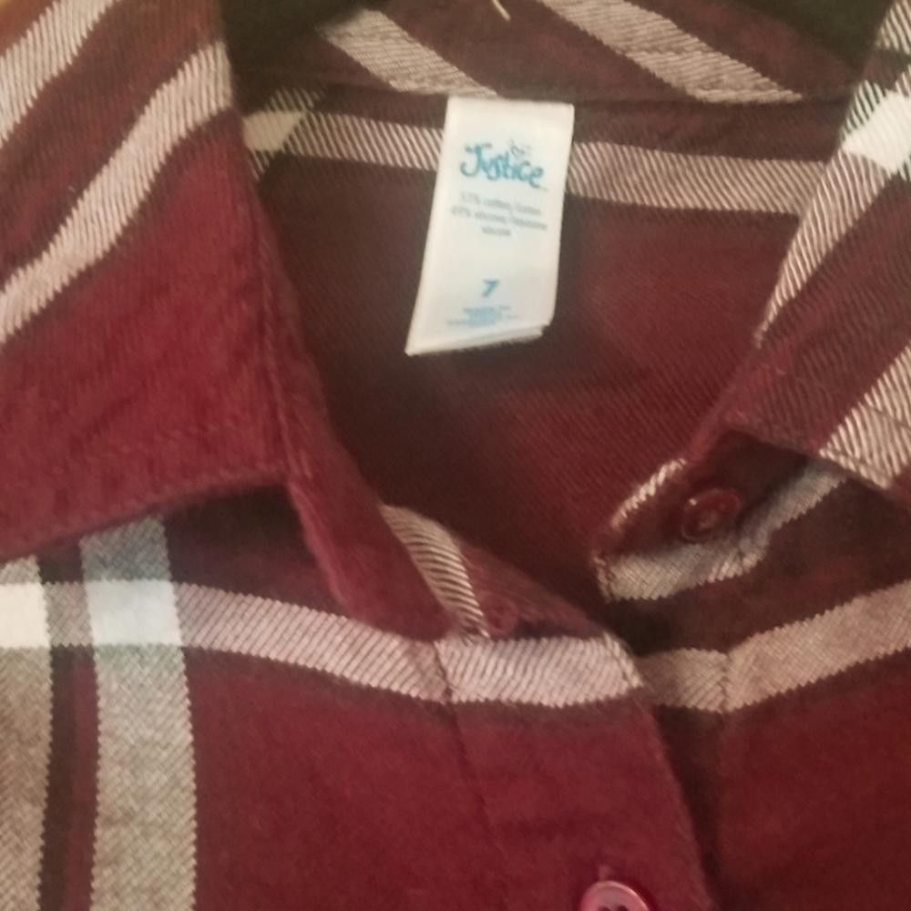 Designer Justice Flannel Shirt Size 7 Size US XXS / EU 40 - 2 Thumbnail