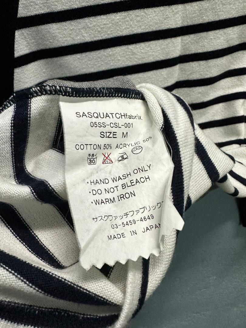 If Six Was Nine 💥SaSquAtChfaBrix💥 MadE In jApaN Stripe Tees ⚡️✨ Size US M / EU 48-50 / 2 - 6 Thumbnail