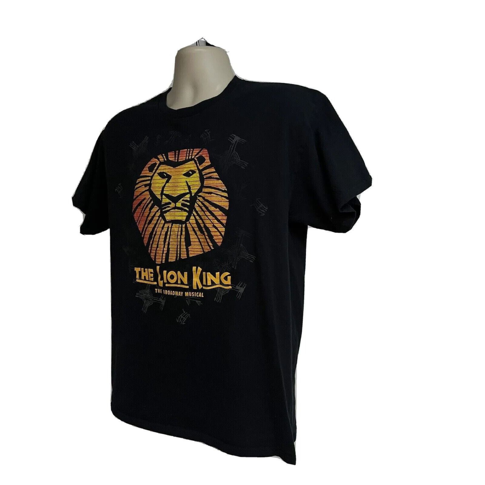 Disney Disney The Lion King Broadway Musical Black Graphic T-Shirt Size US L / EU 52-54 / 3 - 2 Thumbnail