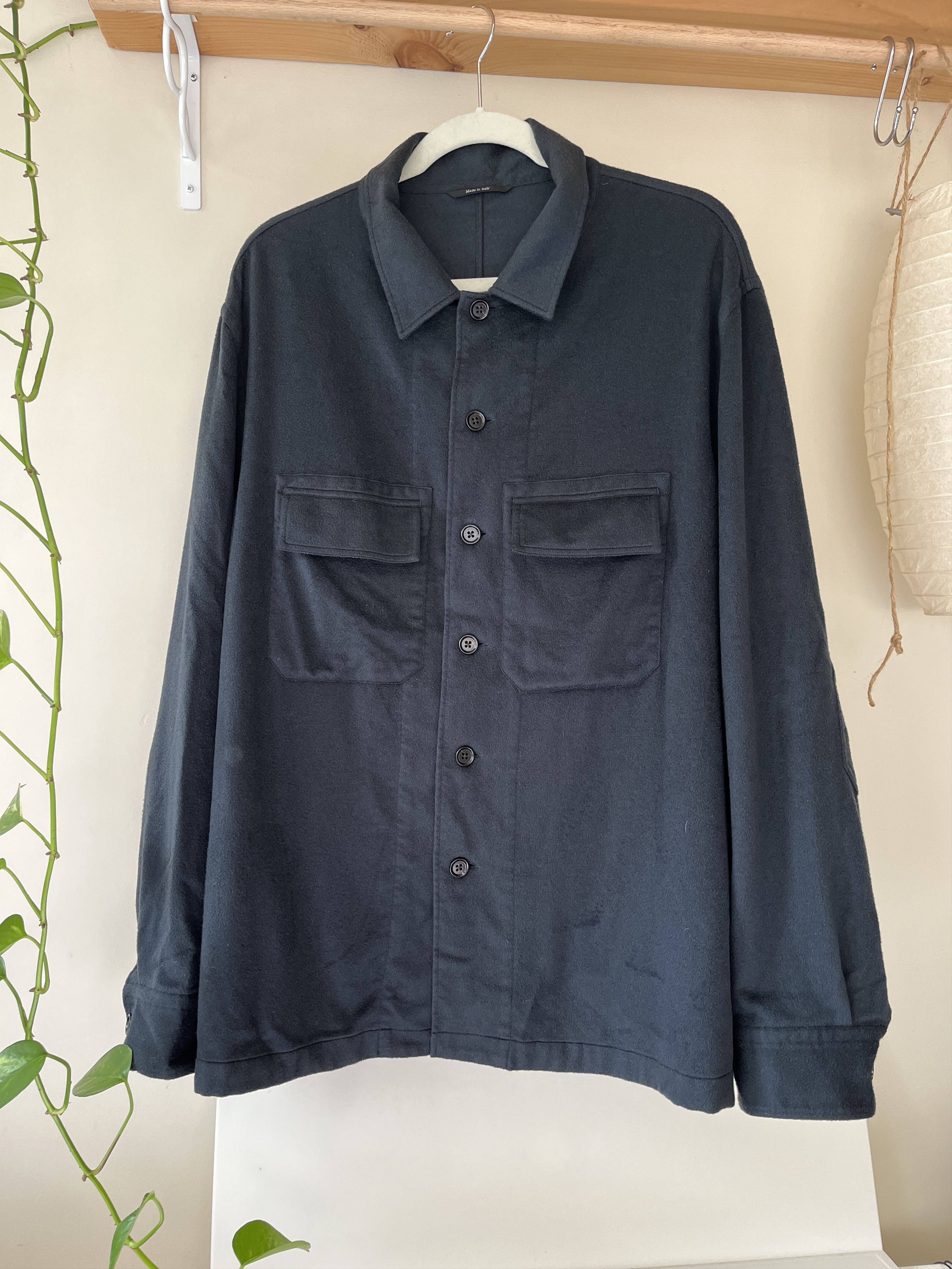 Ermenegildo Zegna 100% Cashmere Overshirt Size US XXL / EU 58 / 5 - 1 Thumbnail