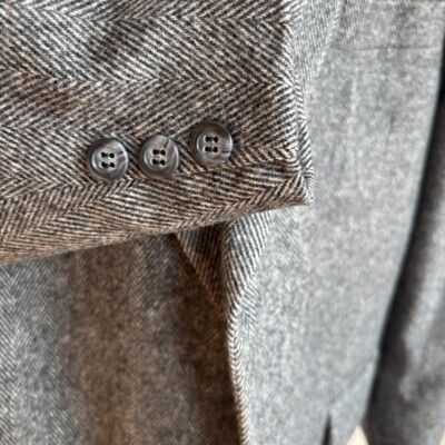 Bert Pulitzer Bert Pulitzer Herringbone Wool Blazer Mens Sz 46R VTG Tweed Size 46R - 3 Thumbnail