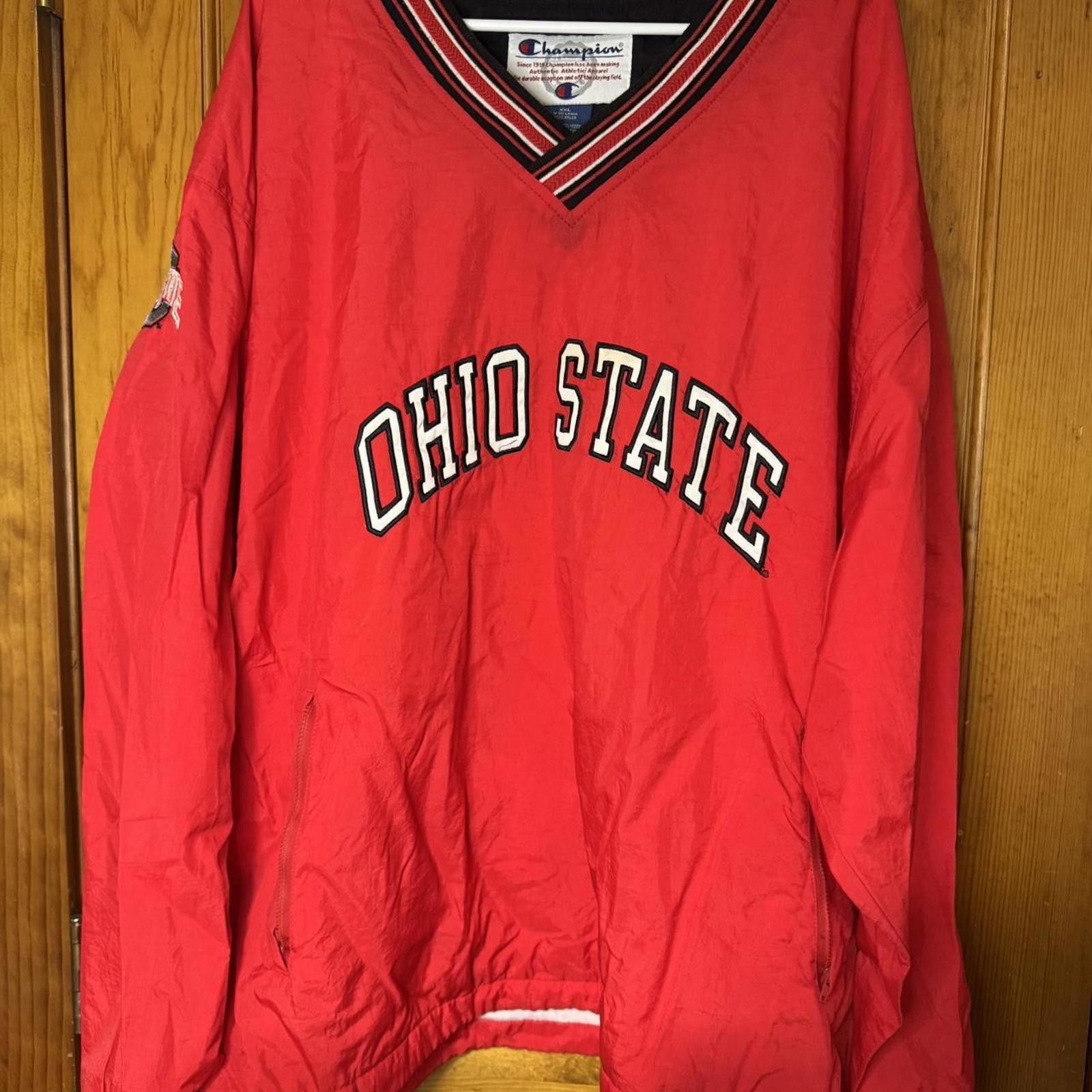 Champion Champion Ohio State Buckeyes red and black windbreaker Size US XXL / EU 58 / 5 - 1 Thumbnail