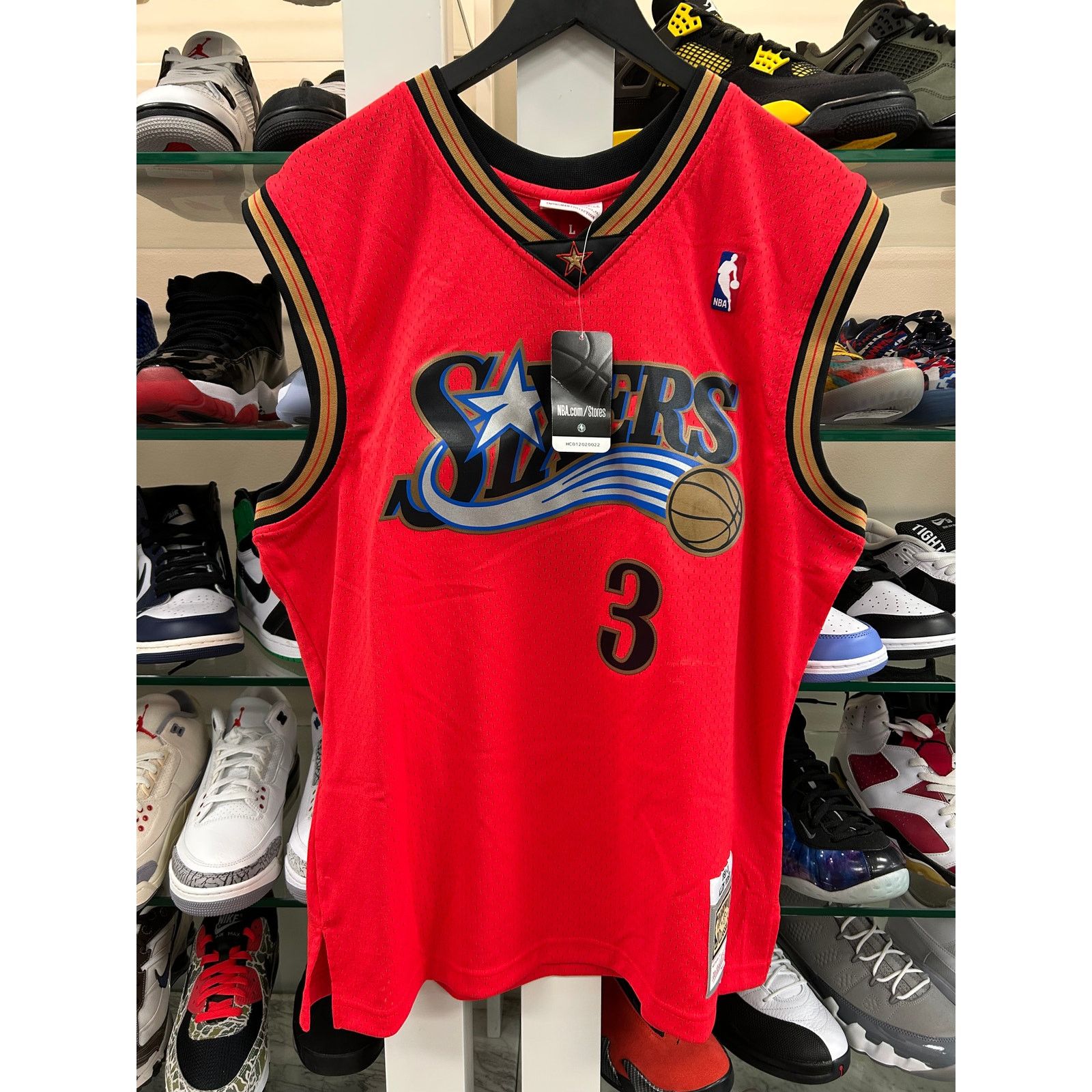 NBA NBA Philadelphia 76ers Allen Iverson Hardwood jersey L Large Size US L / EU 52-54 / 3 - 1 Thumbnail