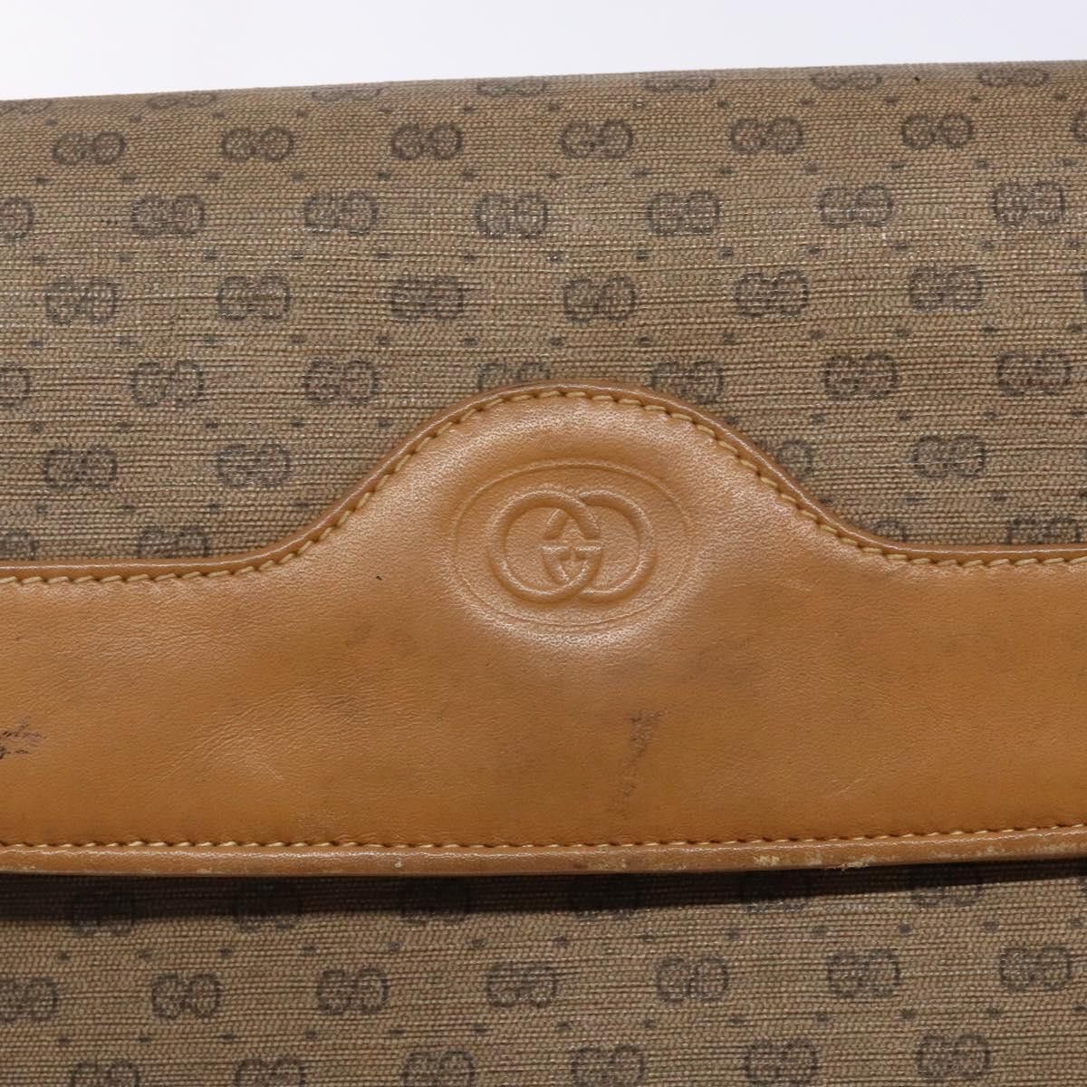 Gucci GUCCI Micro GG Supreme Shoulder Bag Pvc Beige Gold 004 106 Size ONE SIZE - 14 Thumbnail