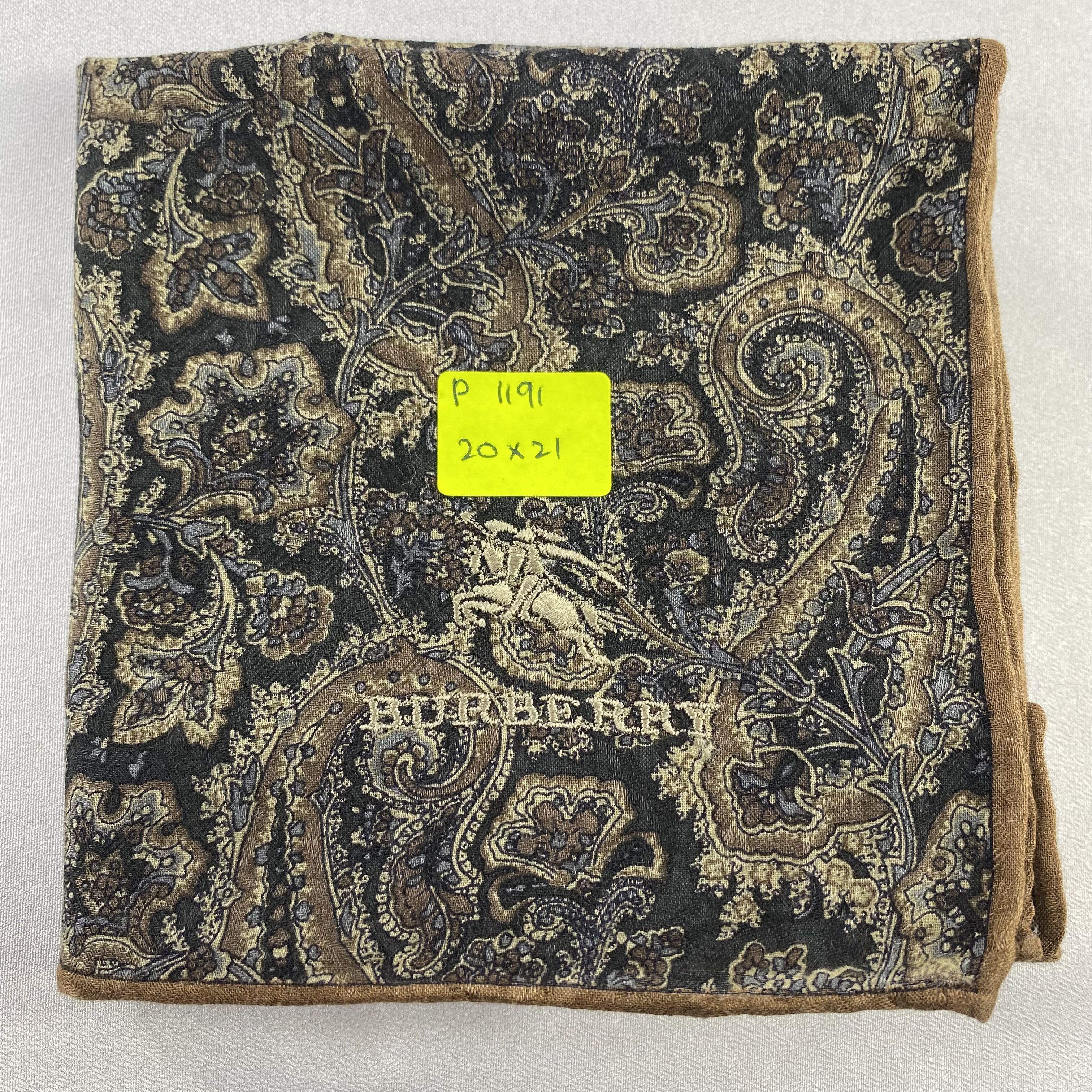 Burberry × Vintage Burberry Handkerchief / Neckerchief / Bandana-P1191 Size ONE SIZE - 5 Thumbnail