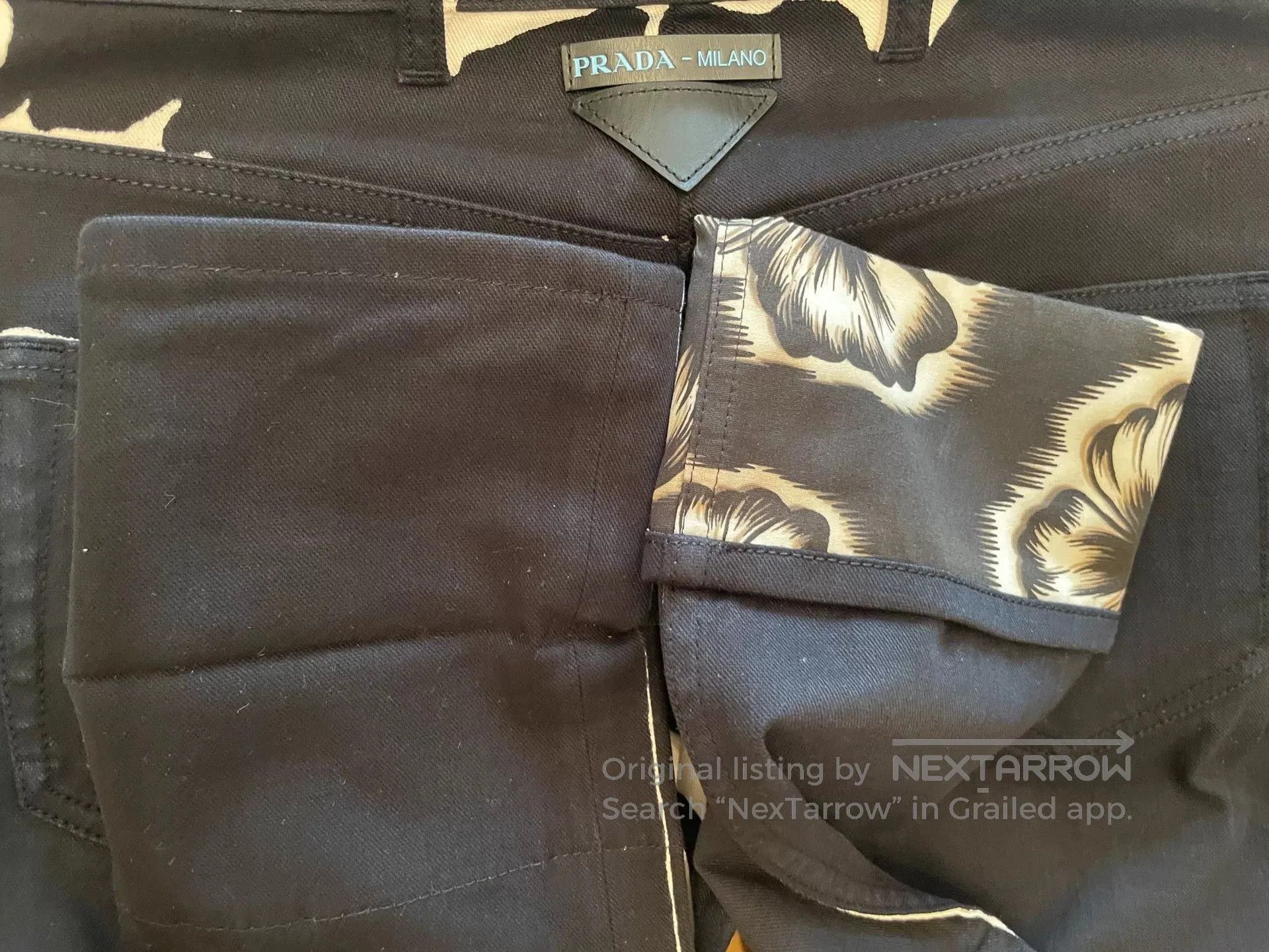 Prada Prada Triangle Logo Casual Pants. Size 26" / US 2 / IT 38 - 9 Thumbnail