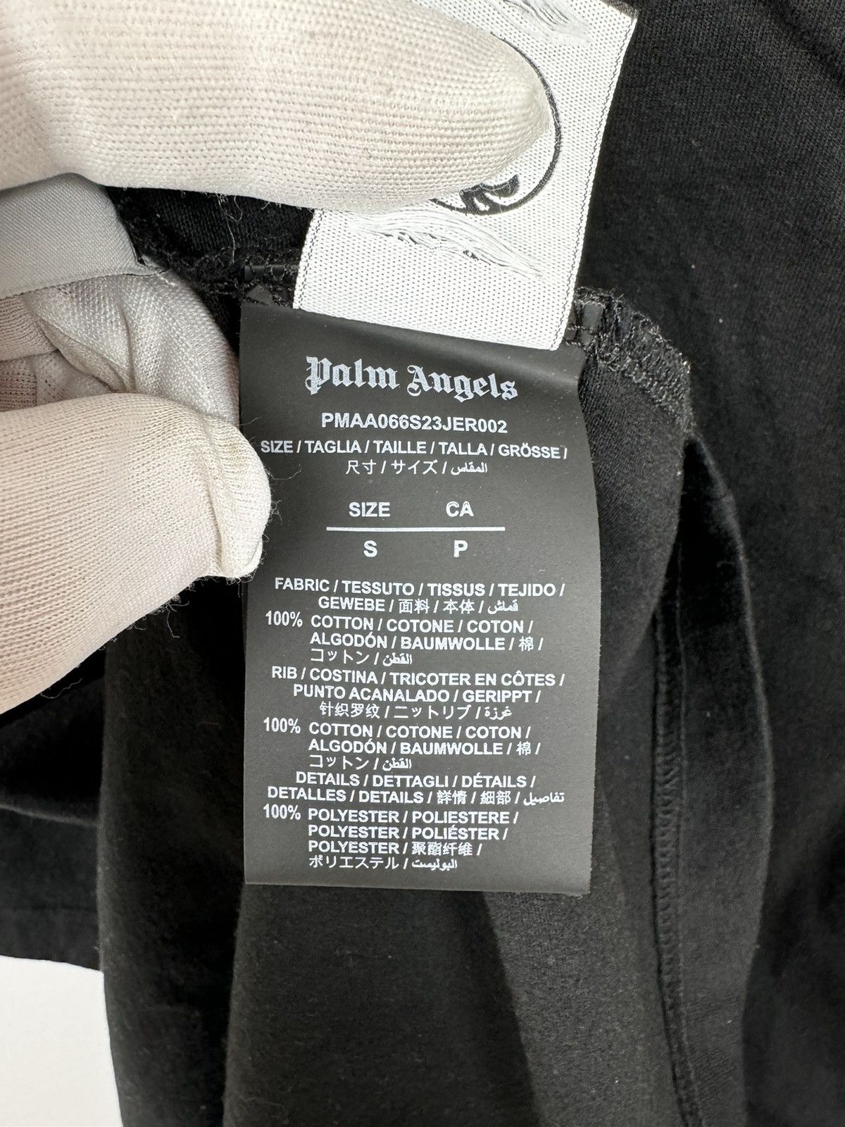 Palm Angels Palm Angels Stamped Palm T-Shirt Size US S / EU 44-46 / 1 - 8 Thumbnail
