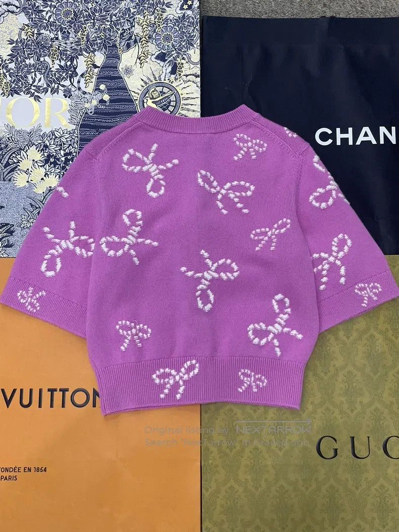 Chanel Chanel Pink bow short sleeves Size XS / US 0-2 / IT 36-38 - 3 Thumbnail