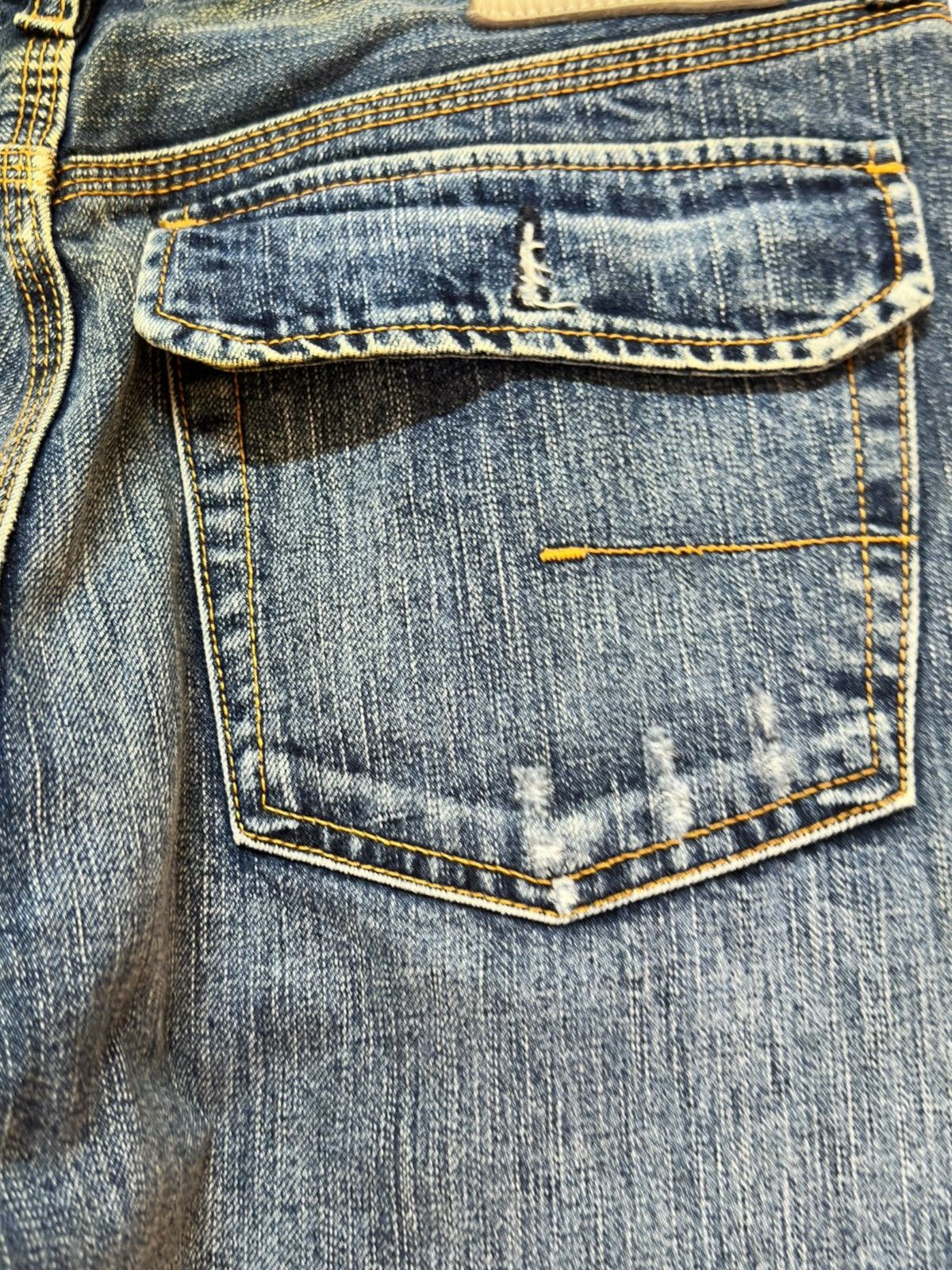 Junya Watanabe Vintage Japanese Brand Faded Ripped Distressed Denim Size US 32 / EU 48 - 7 Thumbnail