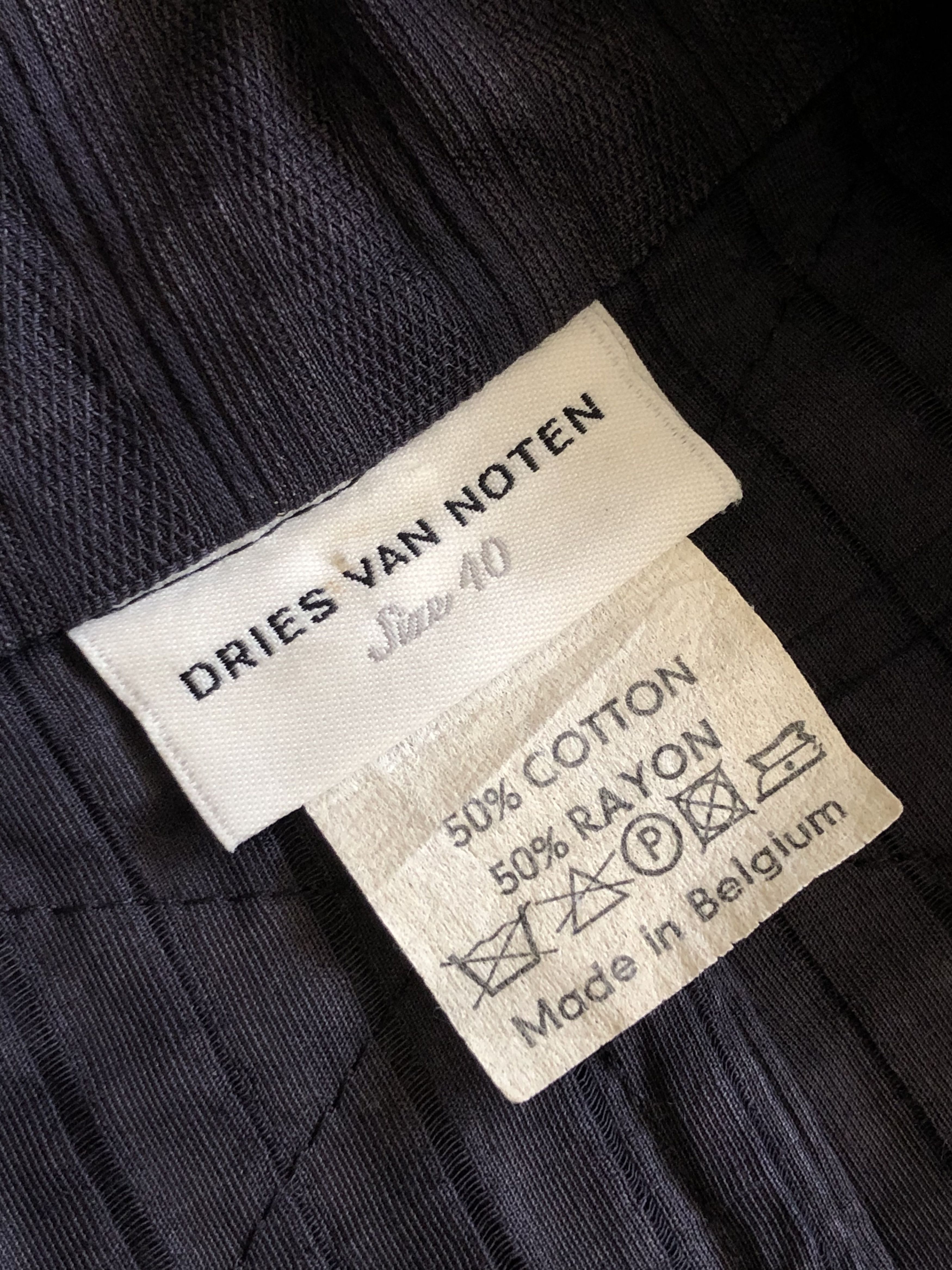 Dries Van Noten RARE🔥VINTAGE DVN DOUBLE SLEEVES TISSUED RAYON BLEND JACKET Size S / US 4 / IT 40 - 14 Thumbnail