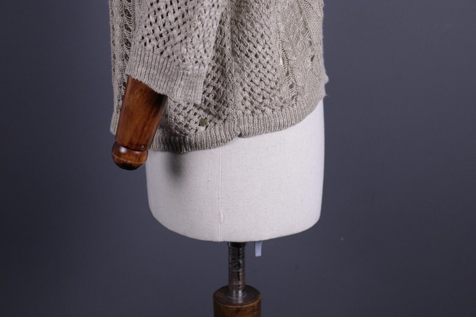 Denim & Supply Ralph Lauren Denim & Supply Ralph Lauren Gray Linen Knit Sweater Size M Size M / US 6-8 / IT 42-44 - 6 Thumbnail