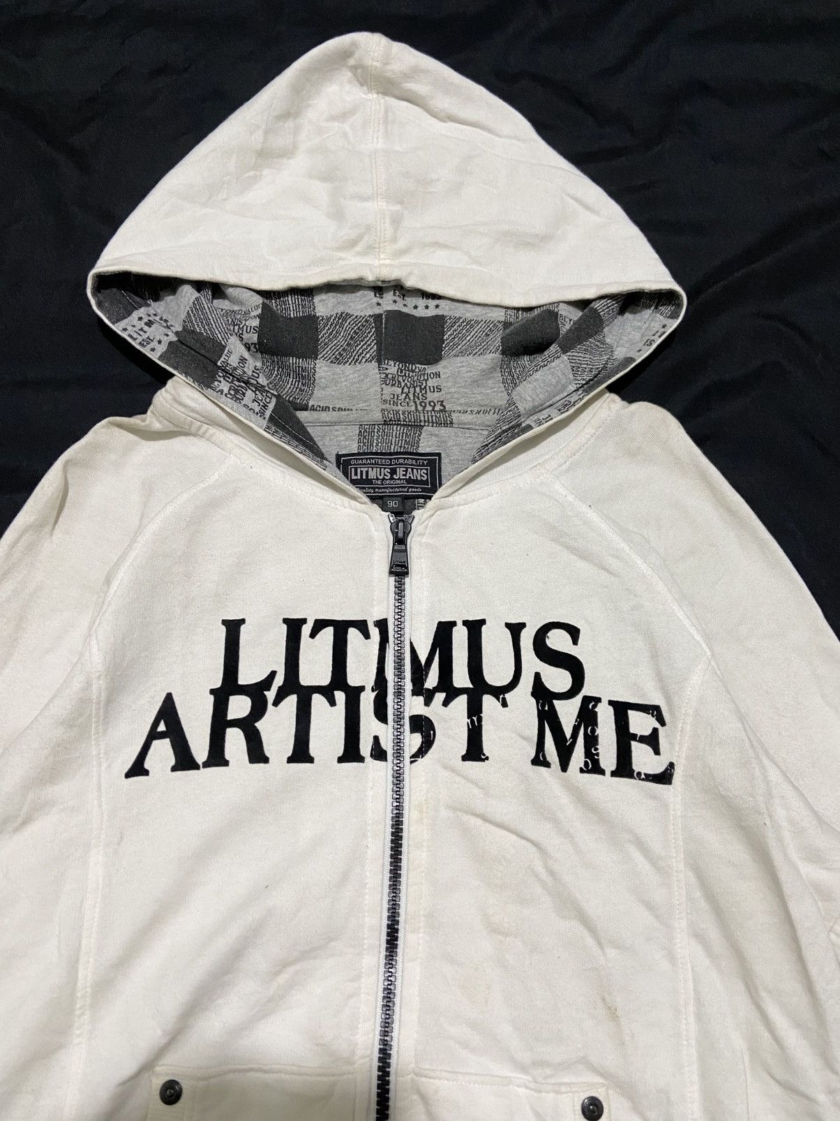 Japanese Brand LITMUS ARTISTME ZIP HOODIE Size US S / EU 44-46 / 1 - 3 Thumbnail