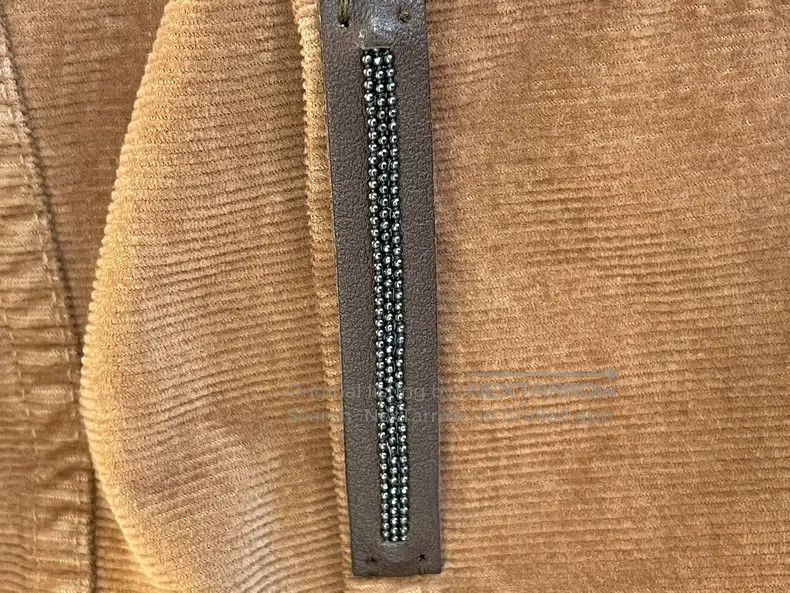 Brunello Cucinelli Brunello Cucinelli Khaki Cotton Beaded Casual Pants Size 28" / US 6 / IT 42 - 6 Thumbnail