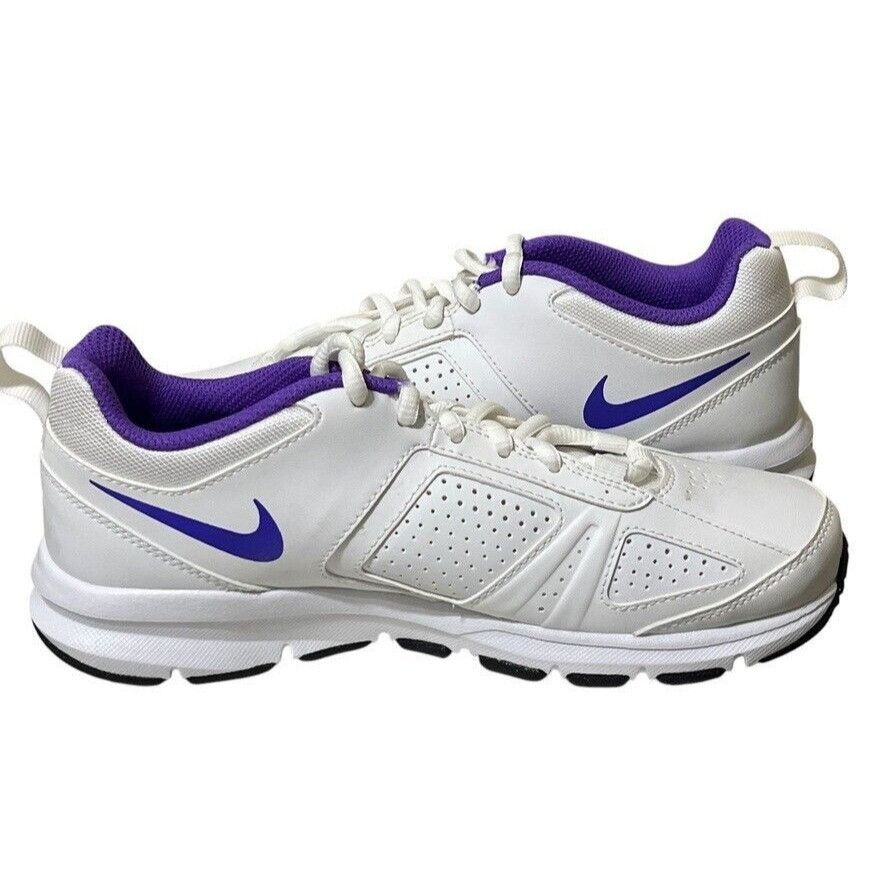 Nike Nike T-Lite XI Athletic Shoes Women’s Size 6 White Purple Le Size US 6 / IT 36 - 6 Thumbnail