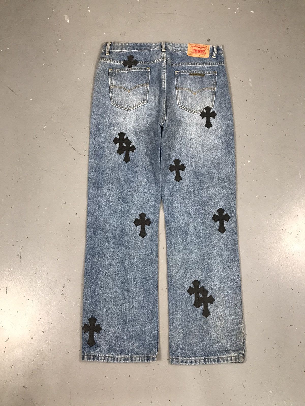 Vintage Rare vintage ch inspired patch denim pant Size US 34 / EU 50 - 9 Thumbnail