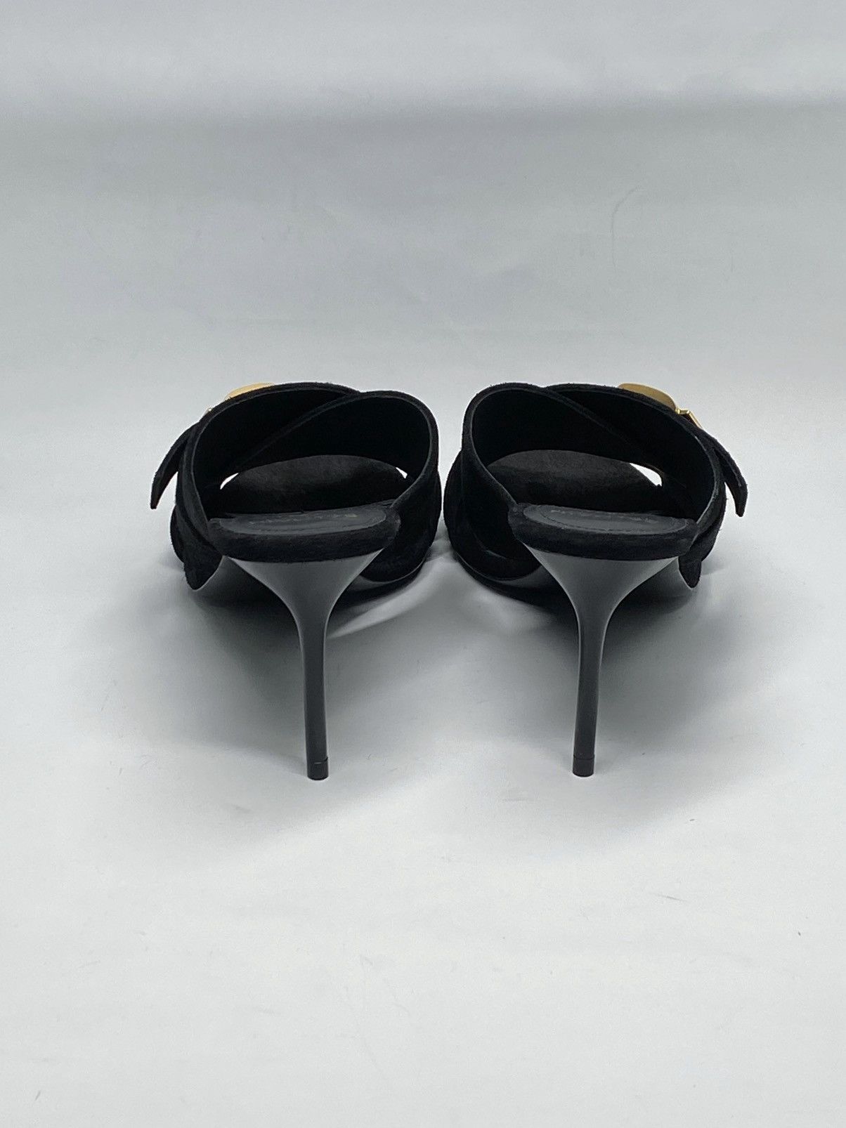 Balmain Balmain Uma Mules In Suede Leather size 37.5 Size US 7.5 / IT 37.5 - 9 Thumbnail