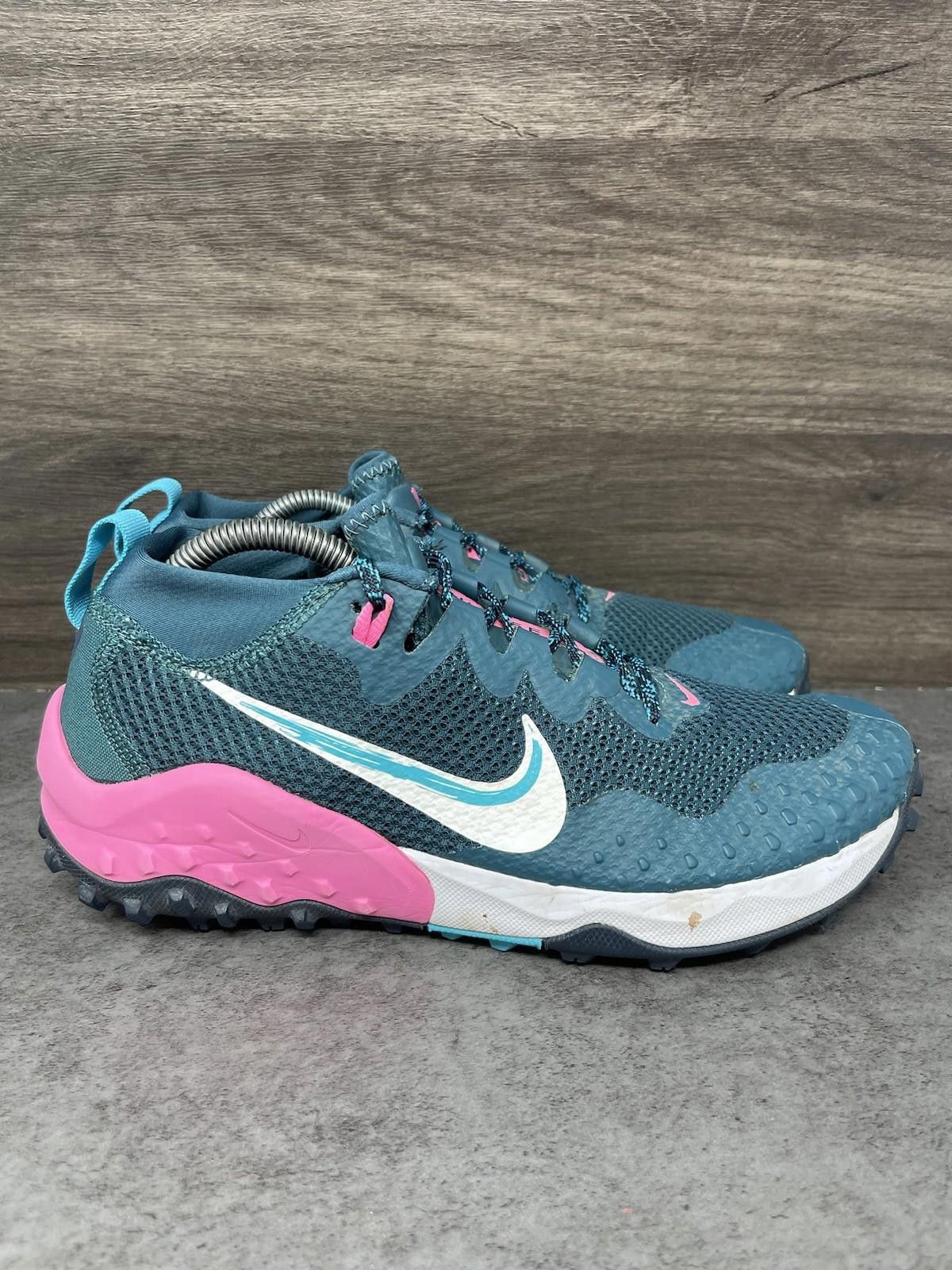 Nike Nike Wildhorse 7 Running Shoes Womens Size 9 Teal Blue Pink Size US 9 / IT 39 - 4 Thumbnail