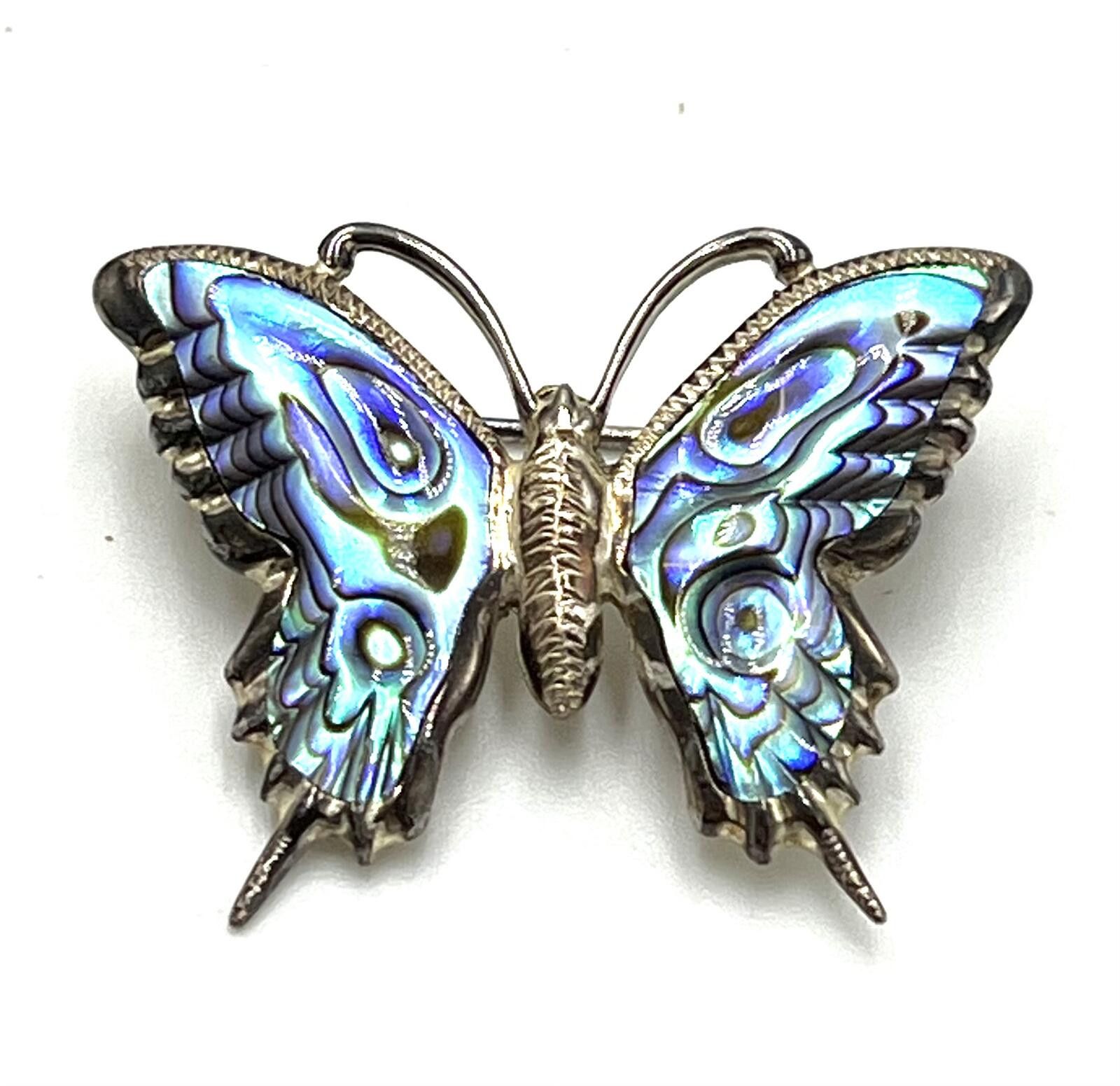 Other Ataahua Sterling Silver Abalone/Paua Shell Butterfly Brooch Size ONE SIZE - 1 Thumbnail