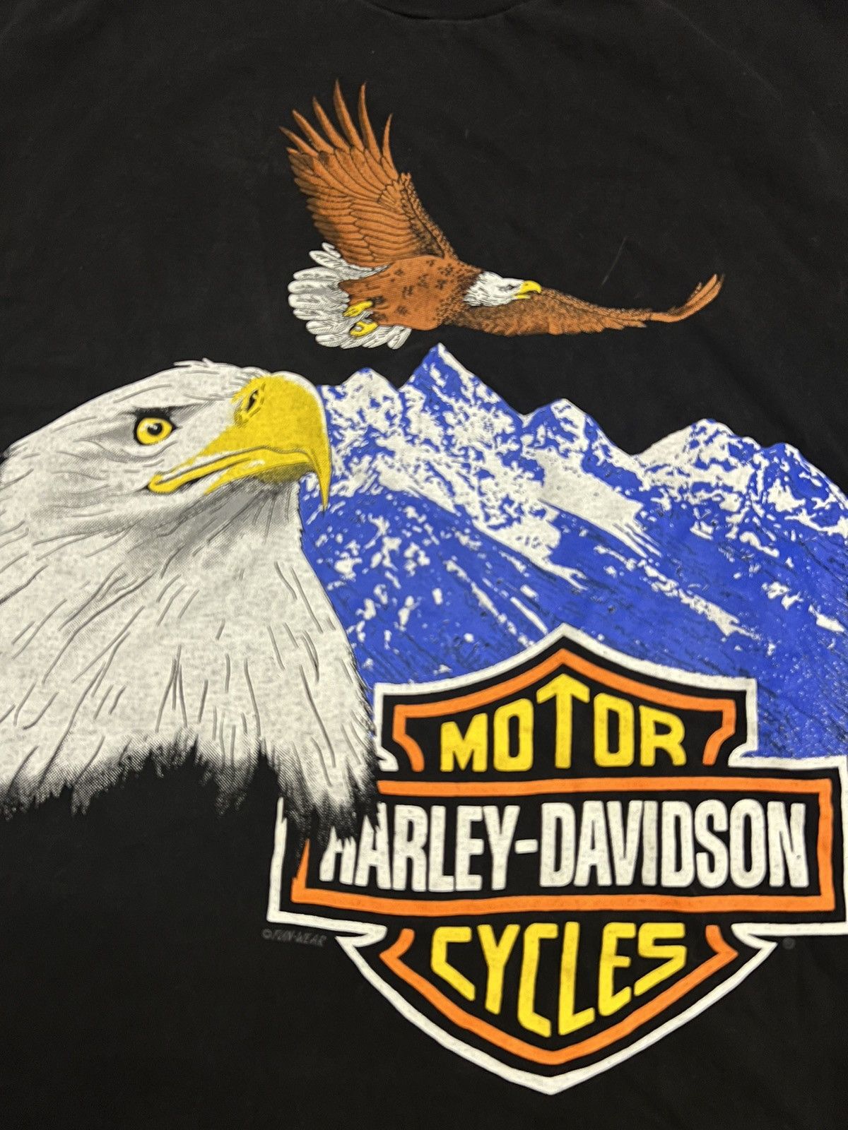 Harley Davidson × Vintage 90s vintage Harley Davidson Eagle logo tank top tee Size US XXL / EU 58 / 5 - 2 Thumbnail
