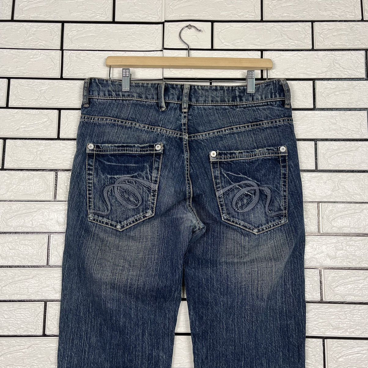 Japanese Brand Vintage Rush Hour Daily Used Workwear Denim Size US 32 / EU 48 - 9 Thumbnail