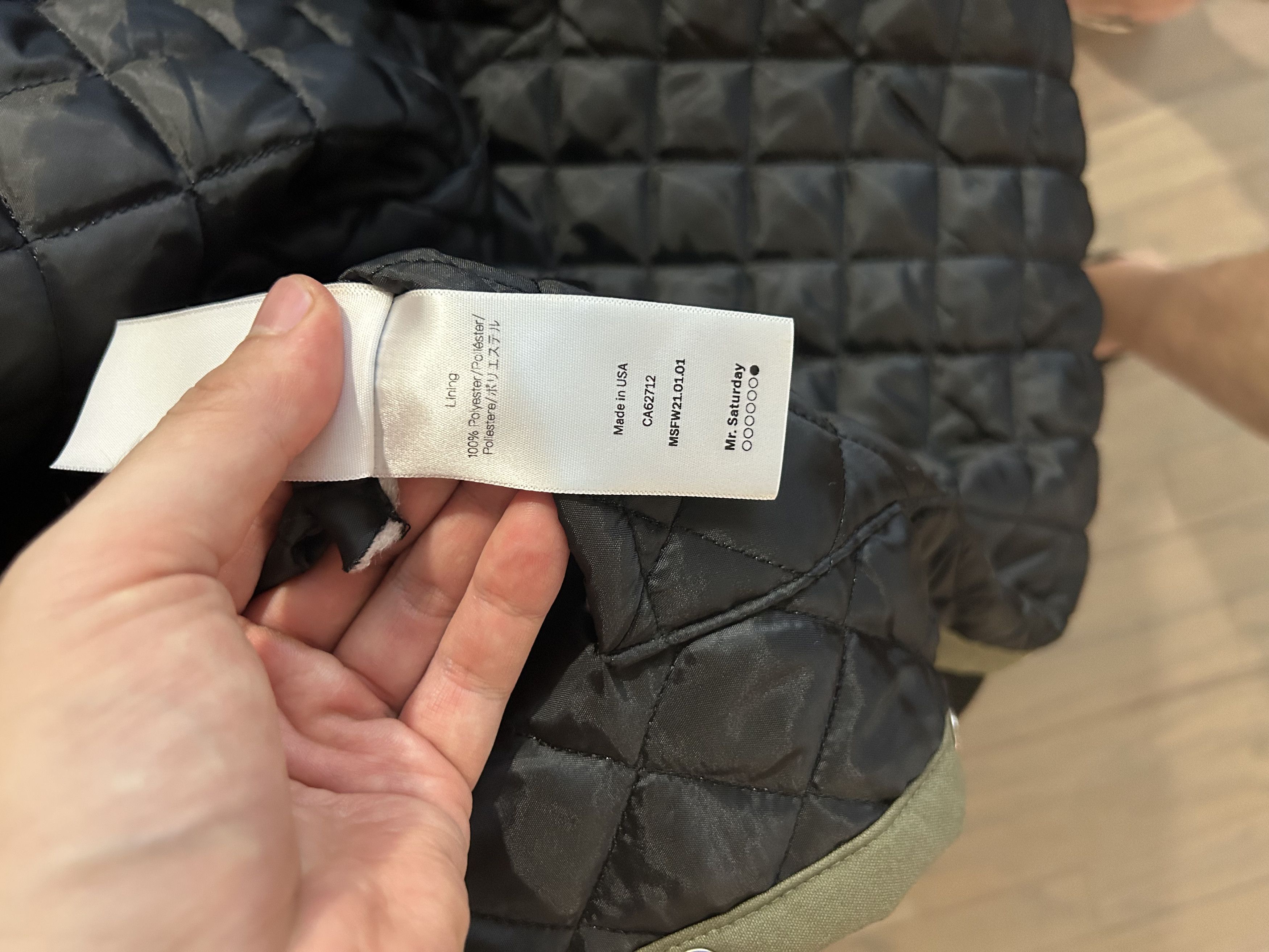 Mr. Saturday Mr. Saturday Quilted Overshirt Jacket Size US L / EU 52-54 / 3 - 7 Thumbnail