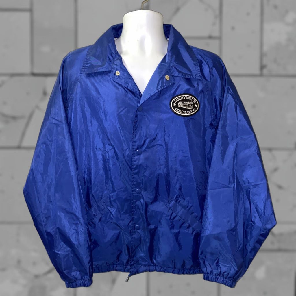 Port Authority Port Authority Mens Blue Sport Tek Snap Button Jacket Size L Size US L / EU 52-54 / 3 - 1 Thumbnail