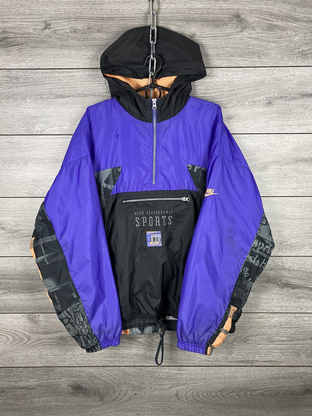 Vintage Mens Vintage Nike Anorak Oversized Light 1/3 Zip Jacket Size US L / EU 52-54 / 3 - 4 Thumbnail