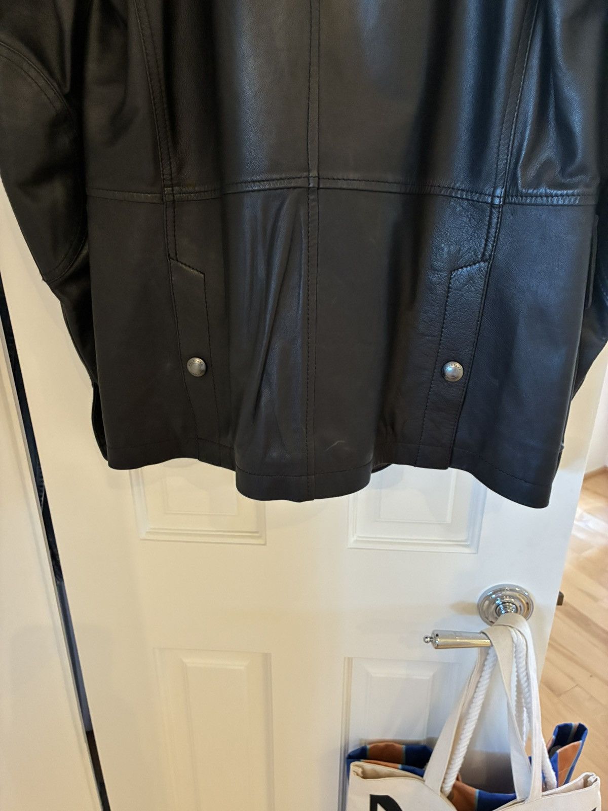 Belstaff Belstaff black leather field jacket Size US S / EU 44-46 / 1 - 7 Thumbnail