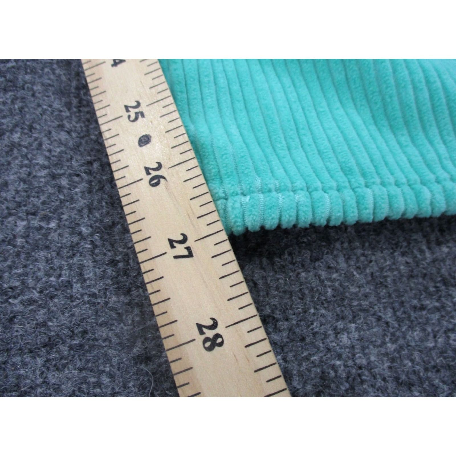 Levi's Levi's Green Corduroy Ribcage Straight Ankle Wide Leg Pants Women Size 31 Preppy Size 24" / US 00 / IT 34 - 4 Thumbnail