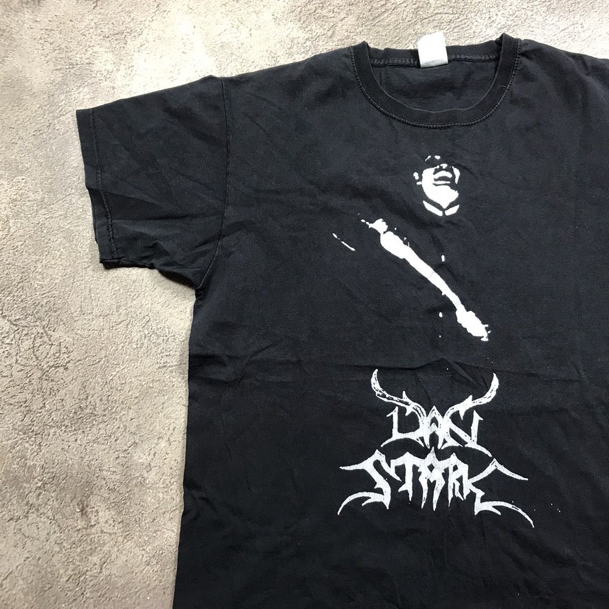 Vintage Vintage 90s Black Graphic Tee Band Tee Grunge Punk Relaxed L Size US L / EU 52-54 / 3 - 2 Thumbnail