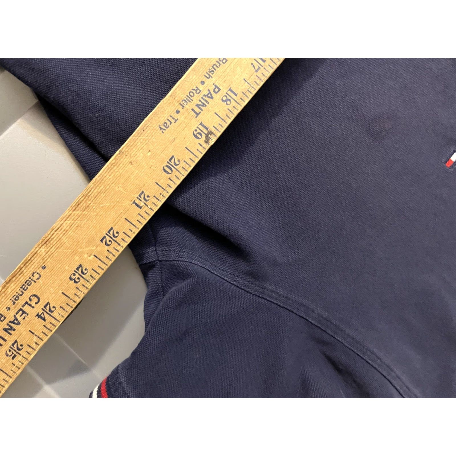 Tommy Hilfiger Tommy Hilfiger Men's Short Sleeve Polo Shirt XL Navy Blue Polo Size US XL / EU 56 / 4 - 5 Thumbnail