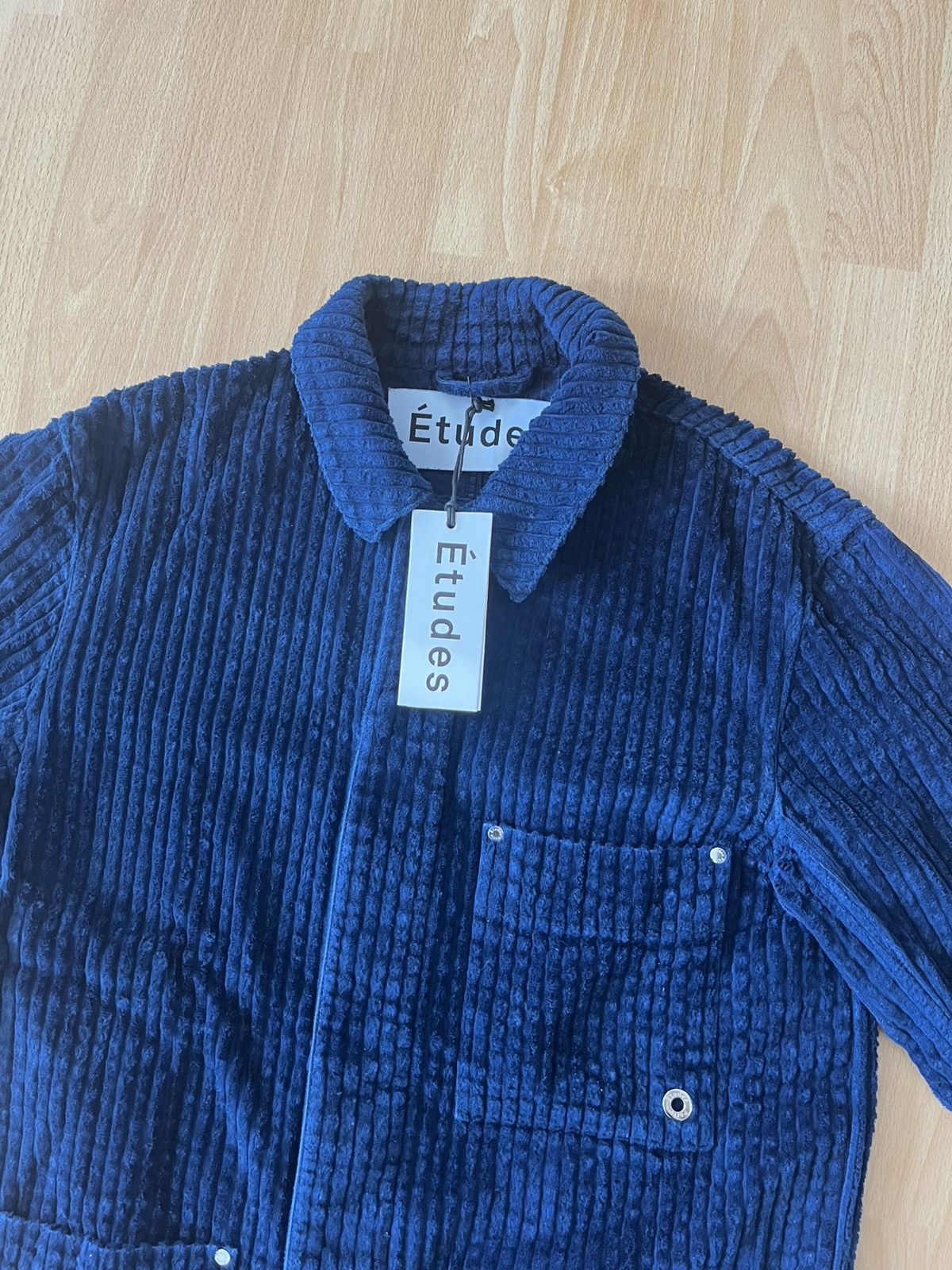 Etudes Études Studio Indigo Corduroy Shirt Jacket Size US M / EU 48-50 / 2 - 3 Thumbnail