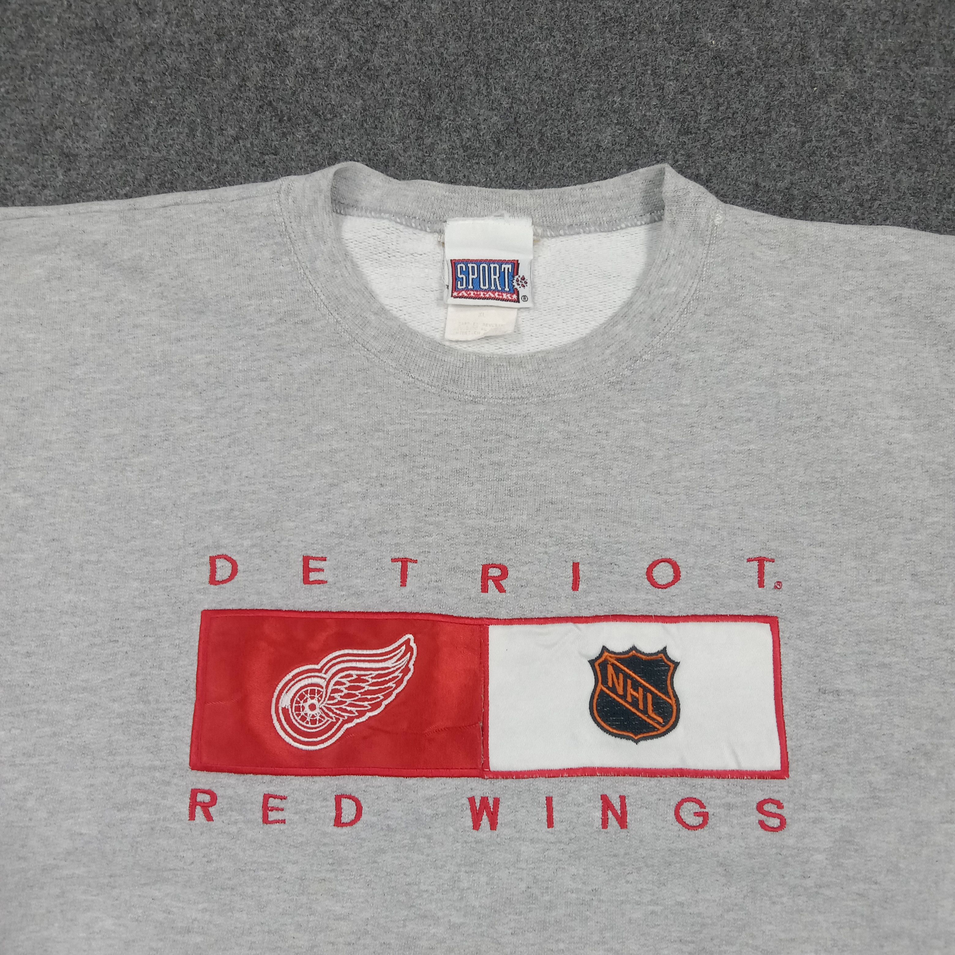 NHL Detroit Red Wings Hockey League Sweatshirt C291N1 Size US XL / EU 56 / 4 - 3 Thumbnail
