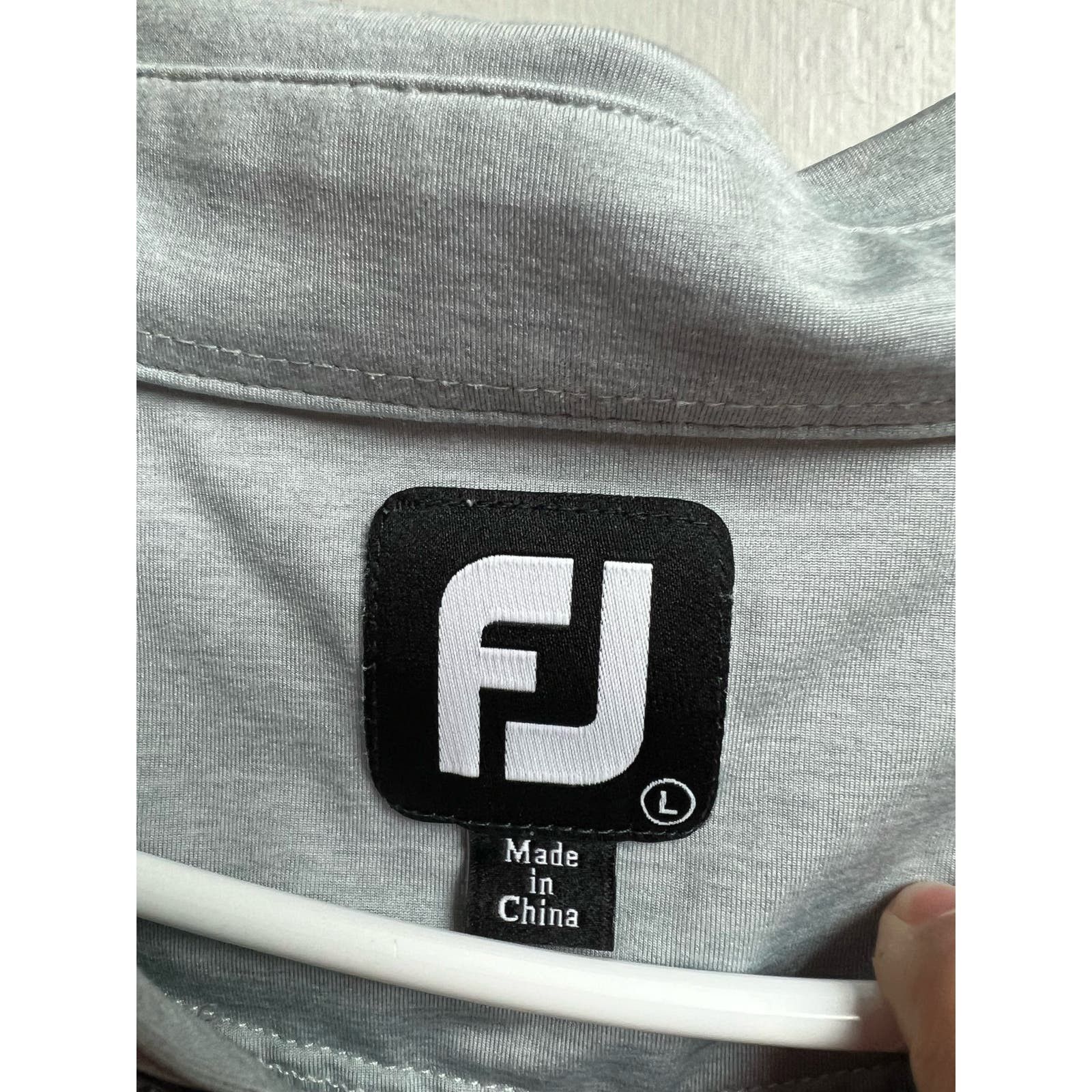 Footjoy Footjoy Gray Blue Color Block Stripes Short Sleeve Polo Size US L / EU 52-54 / 3 - 9 Thumbnail