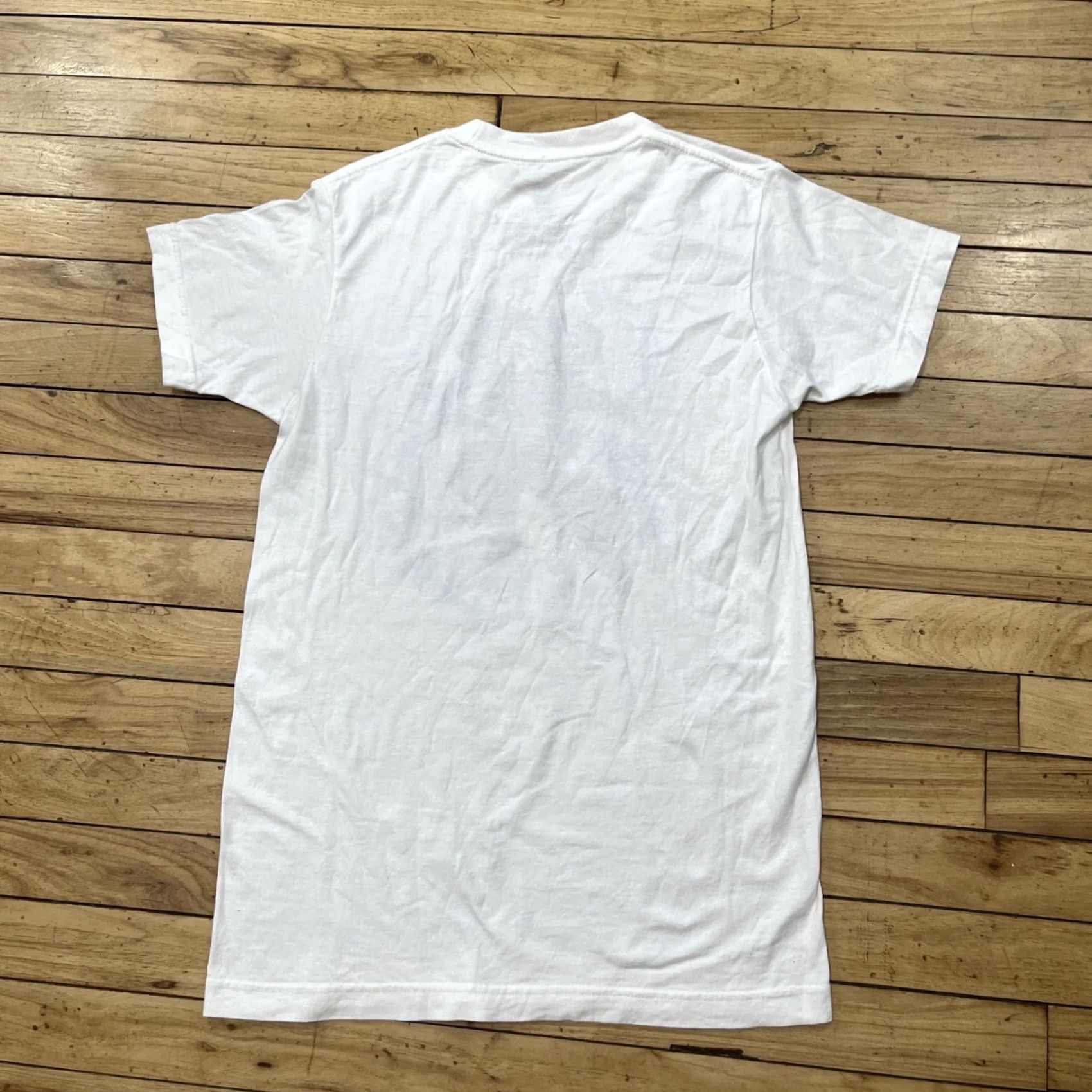 Vintage DEMON SLAYER MUGEN TRAIN Shirt Men M White Anime Graphic Tee Size US M / EU 48-50 / 2 - 2 Thumbnail