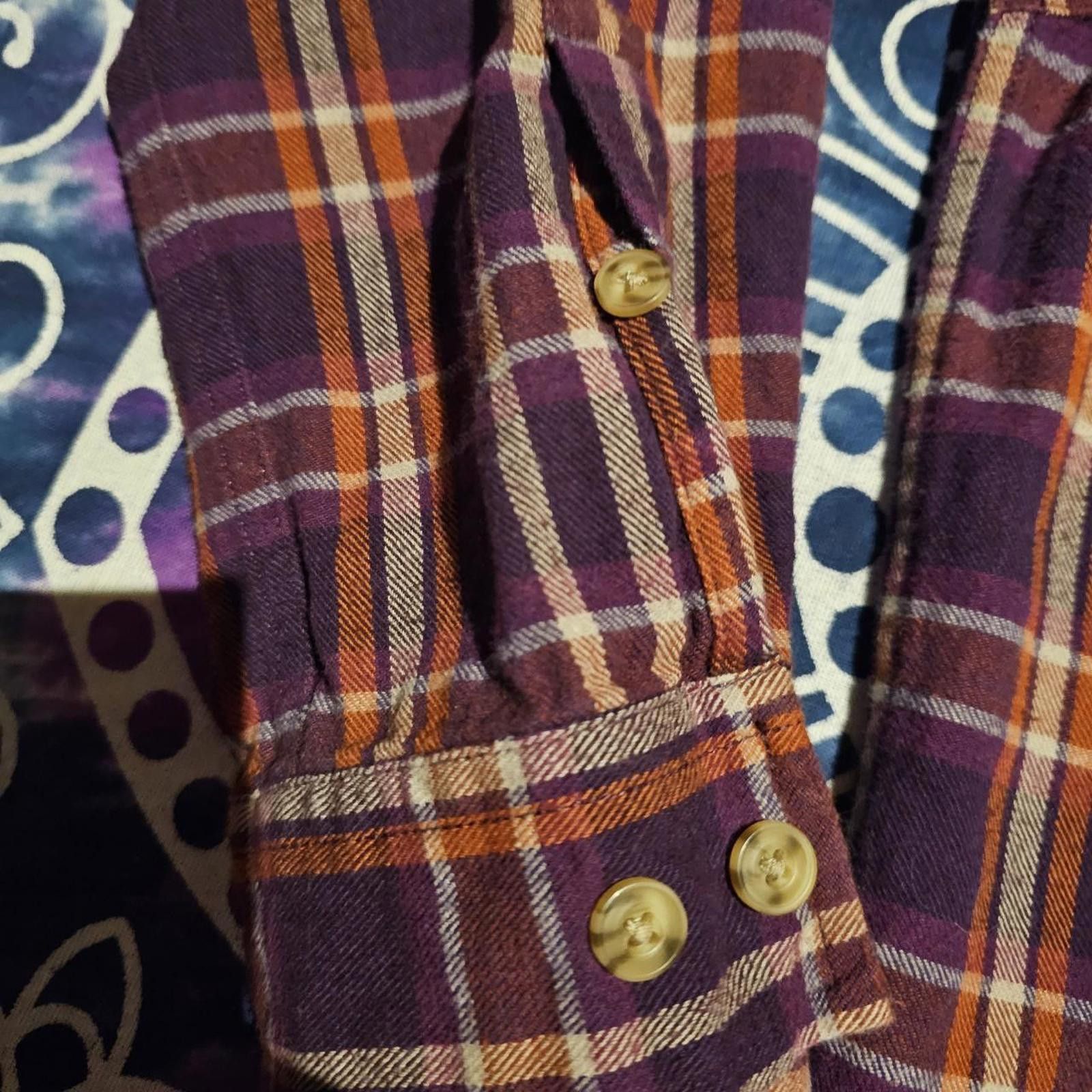 Duluth Trading Company Duluth Trading Company Women's Orange and Purple Shirt Size XL / US 12-14 / IT 48-50 - 3 Thumbnail