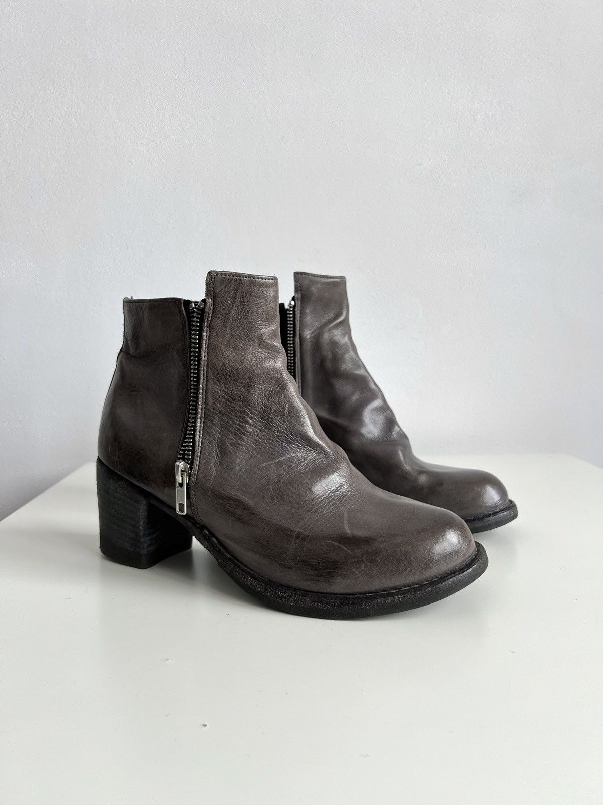Guidi Officine Creative Guidi like Avantgarde Two Zip Boots Size US 8.5 / IT 38.5 - 9 Thumbnail