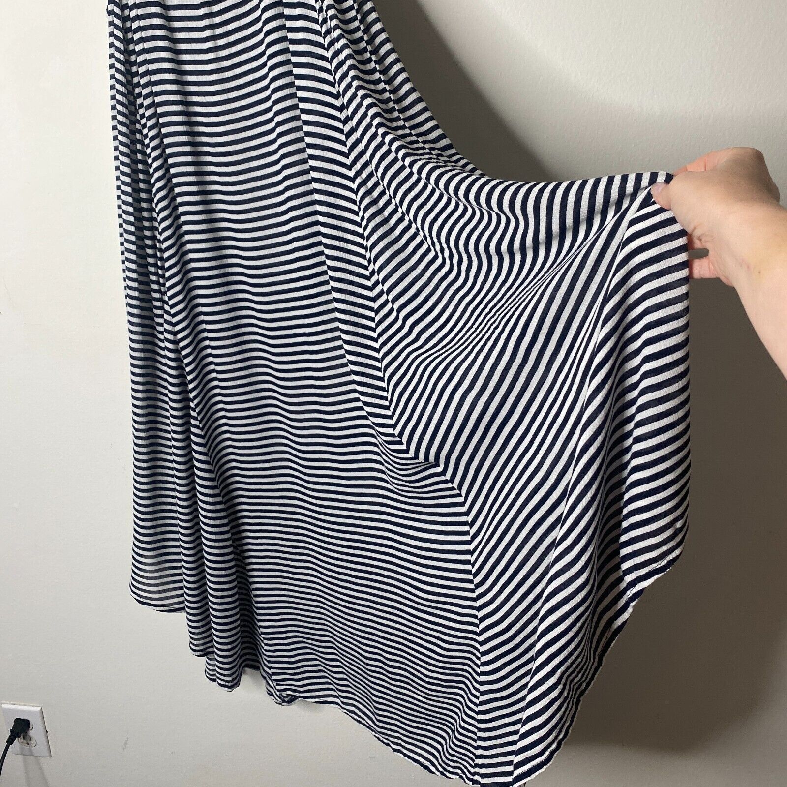 Other Mudpie Navy & White Thin Striped Sleeveless Tank Dress S Size S / US 4 / IT 40 - 2 Thumbnail