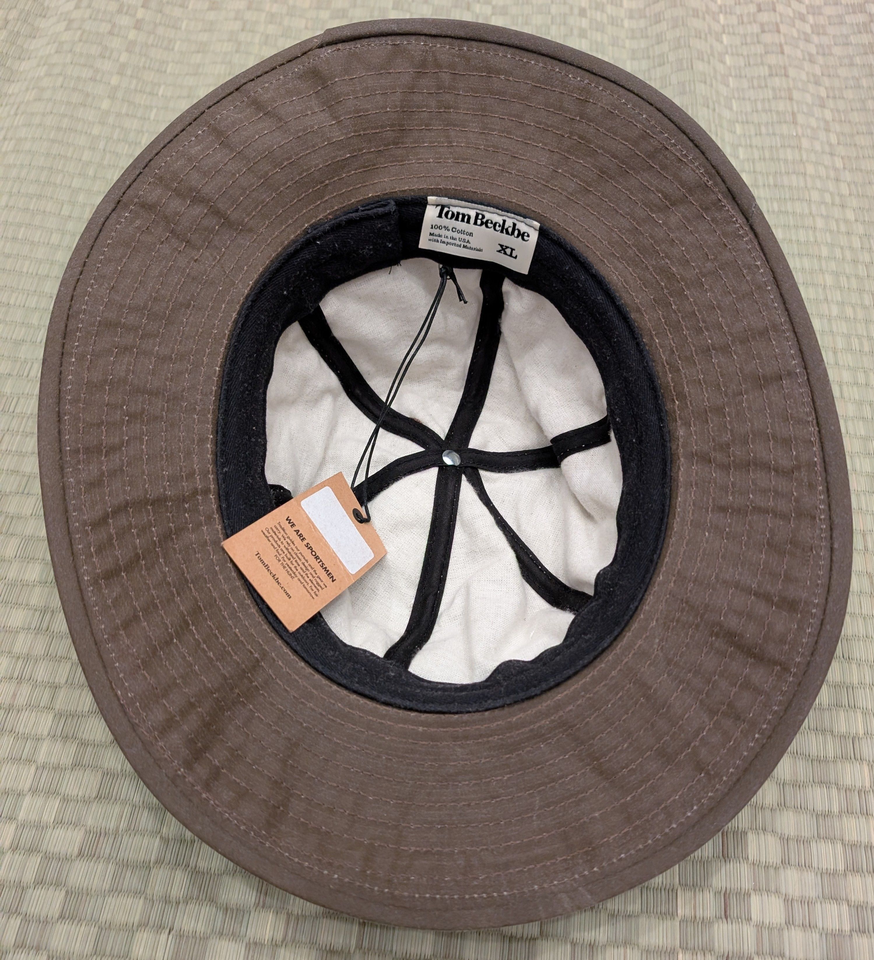 Tom Beckbe NWT Tom Beckbe Waxed Canvas Lined Boonie Hat Men's Size XL Size ONE SIZE - 2 Thumbnail