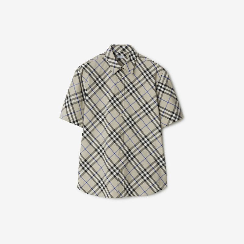 Burberry o1w1db10326 Check Cotton Shirt in Multicolor Size US M / EU 48-50 / 2 - 1 Thumbnail