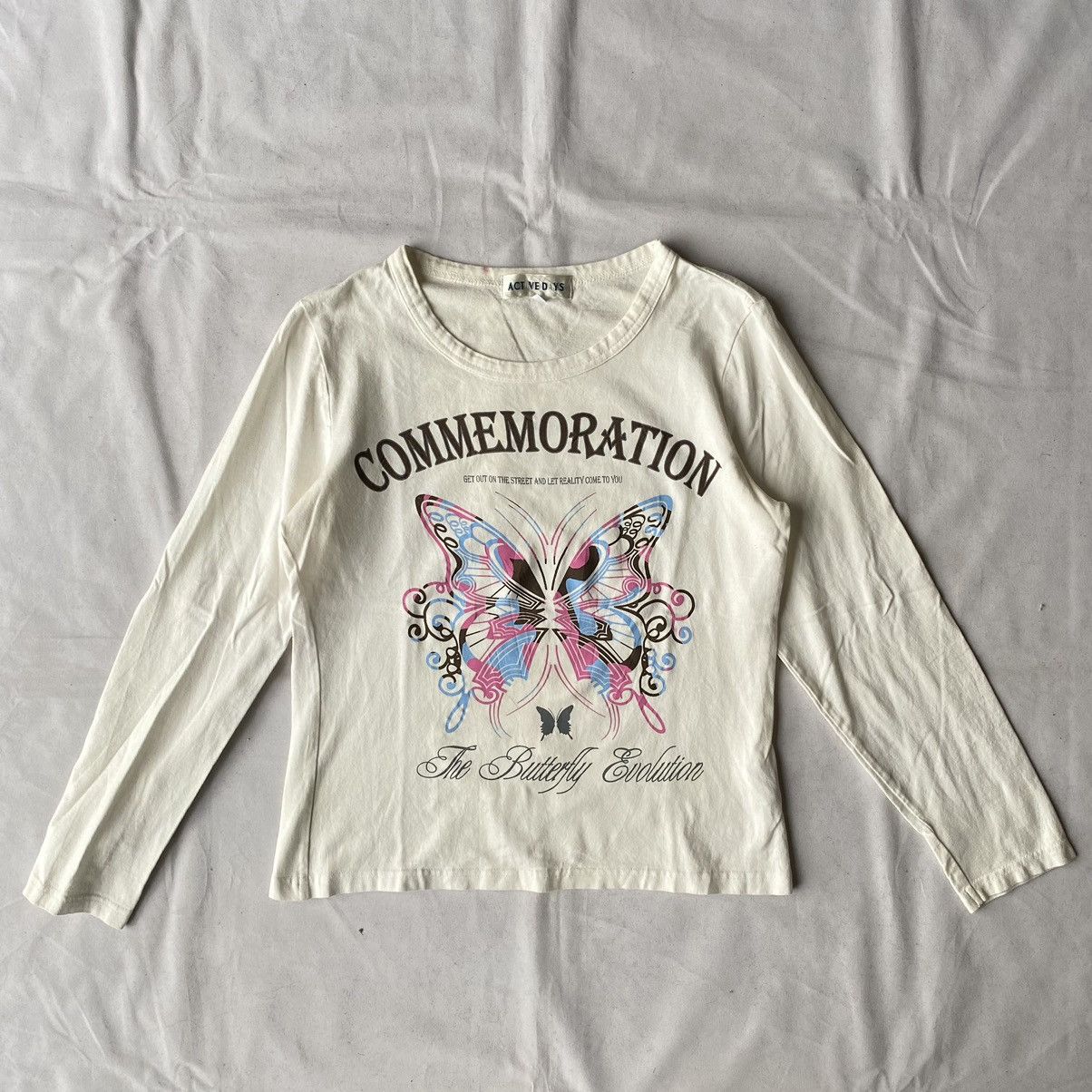 20471120 × If Six Was Nine × Japanese Brand Commemoration Butterfly Evolution Y2K Dreamy Fairycore Tees Size M / US 6-8 / IT 42-44 - 1 Thumbnail