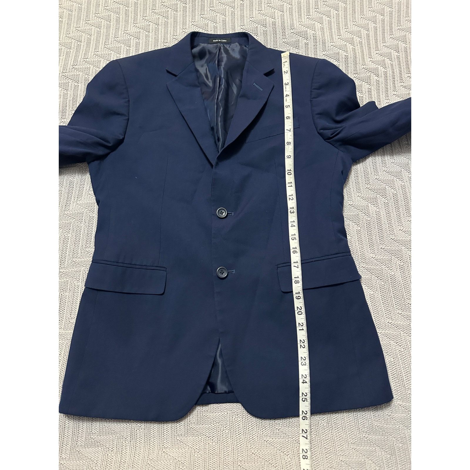 Egara Egara Orange extreme slim fit navy suit size 38S Size 38S - 9 Thumbnail