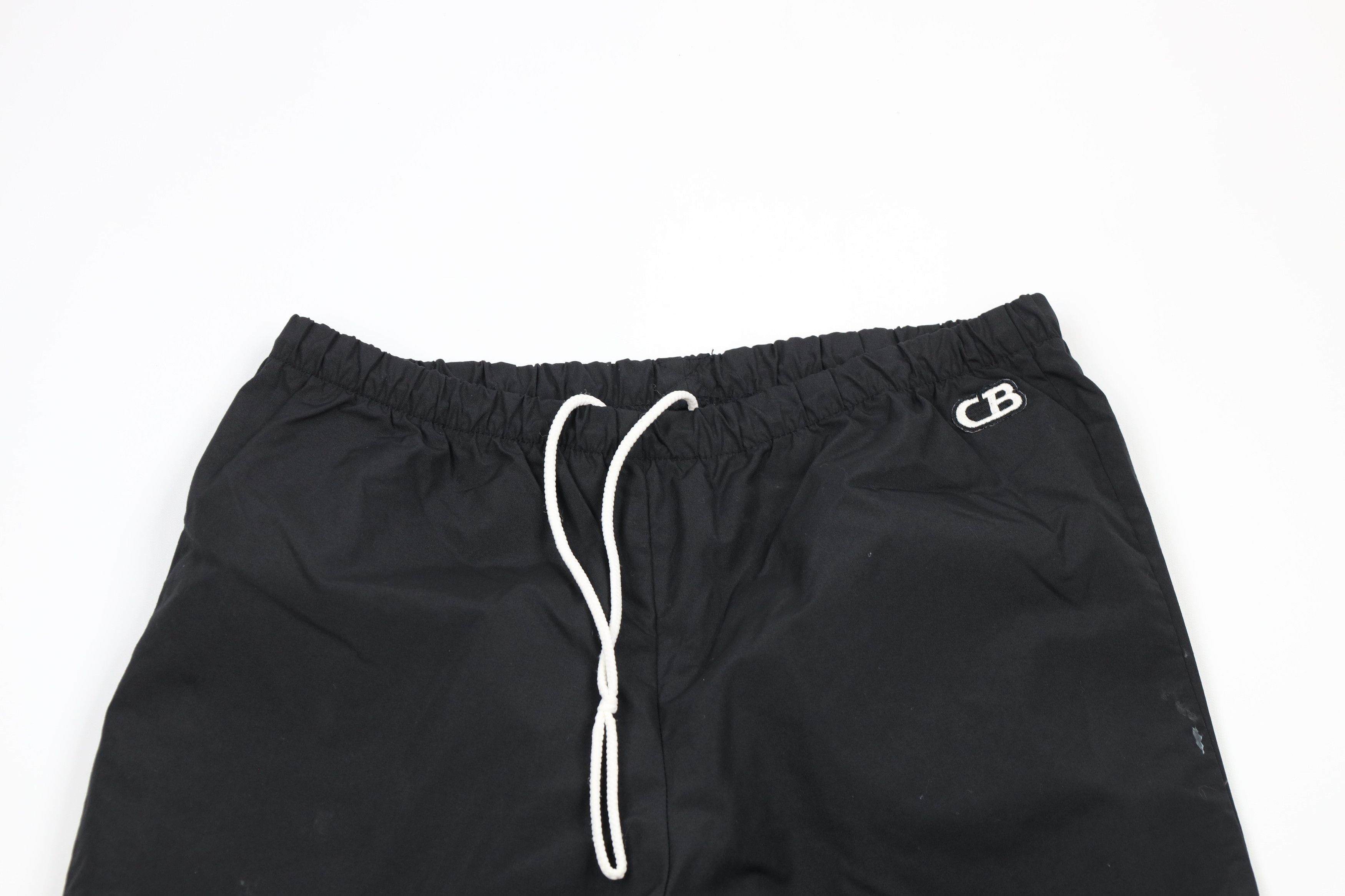 Vintage Vintage 80s Streetwear Rain Pants Joggers Black USA Size US 36 / EU 52 - 2 Thumbnail